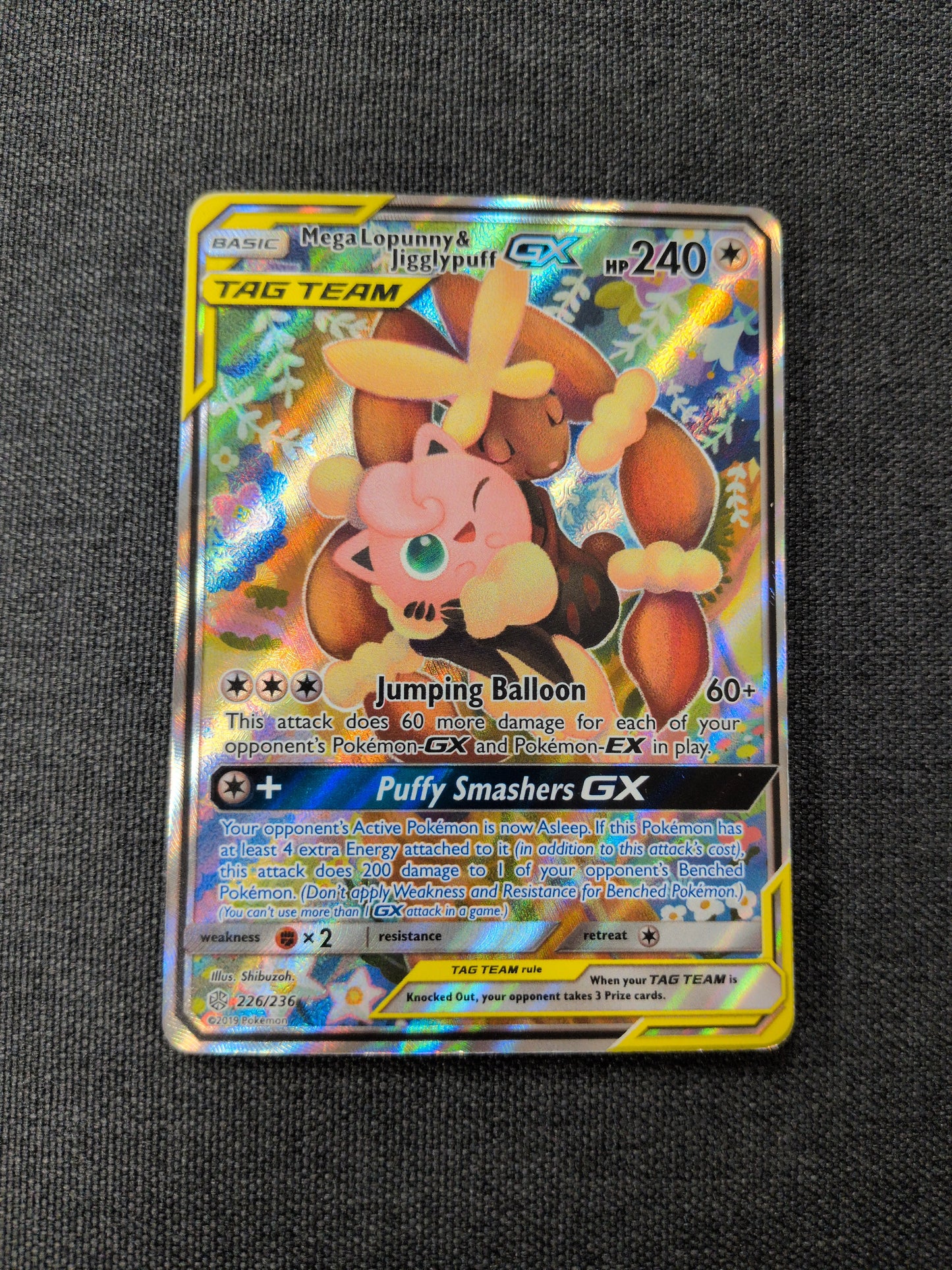 (SM12) Mega Lopunny & Jigglypuff #226 DMG