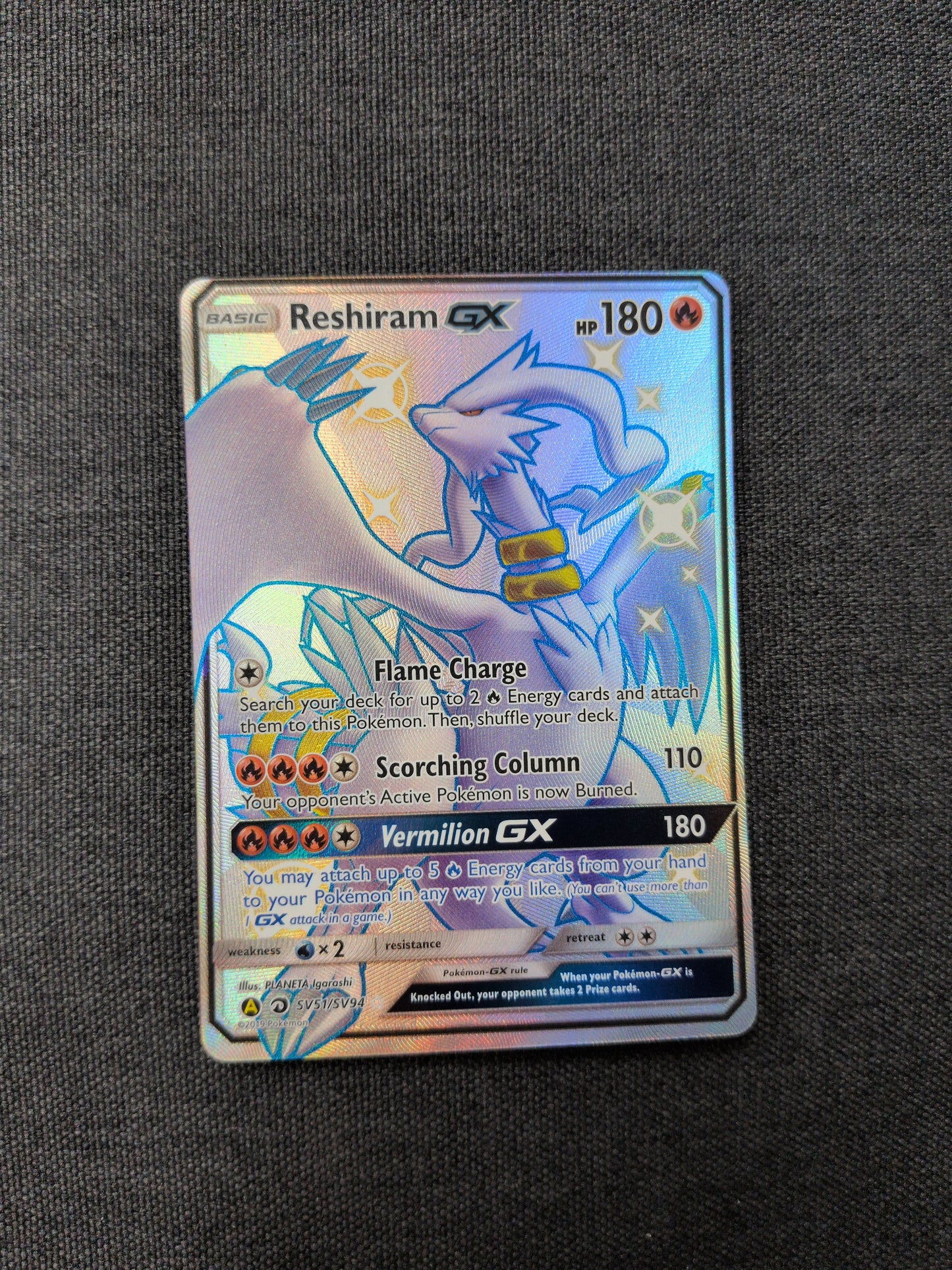 (HF) Reshiram GX #SV51 NM
