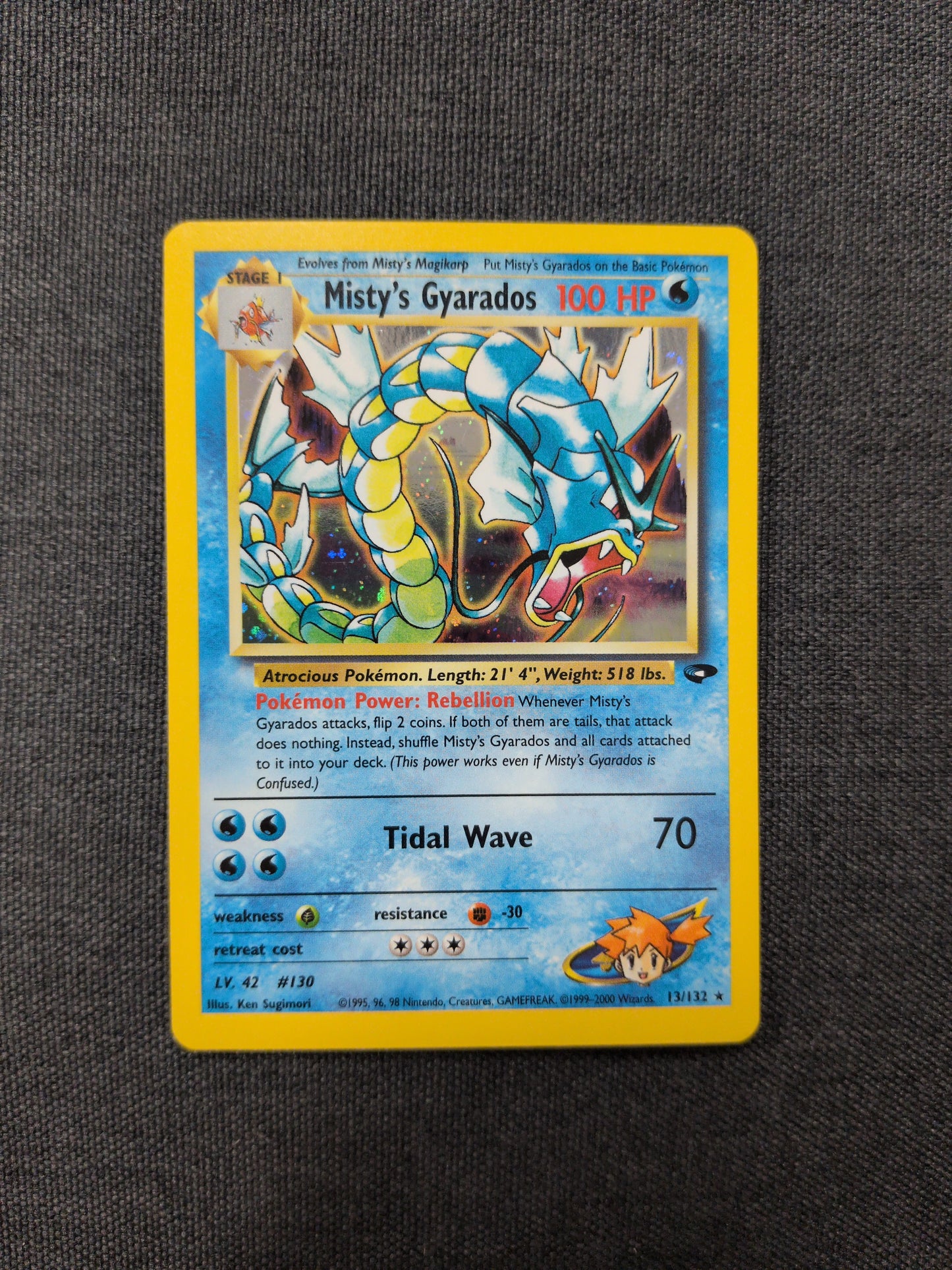 (G2) Misty's Gyarados Holo #13 LP
