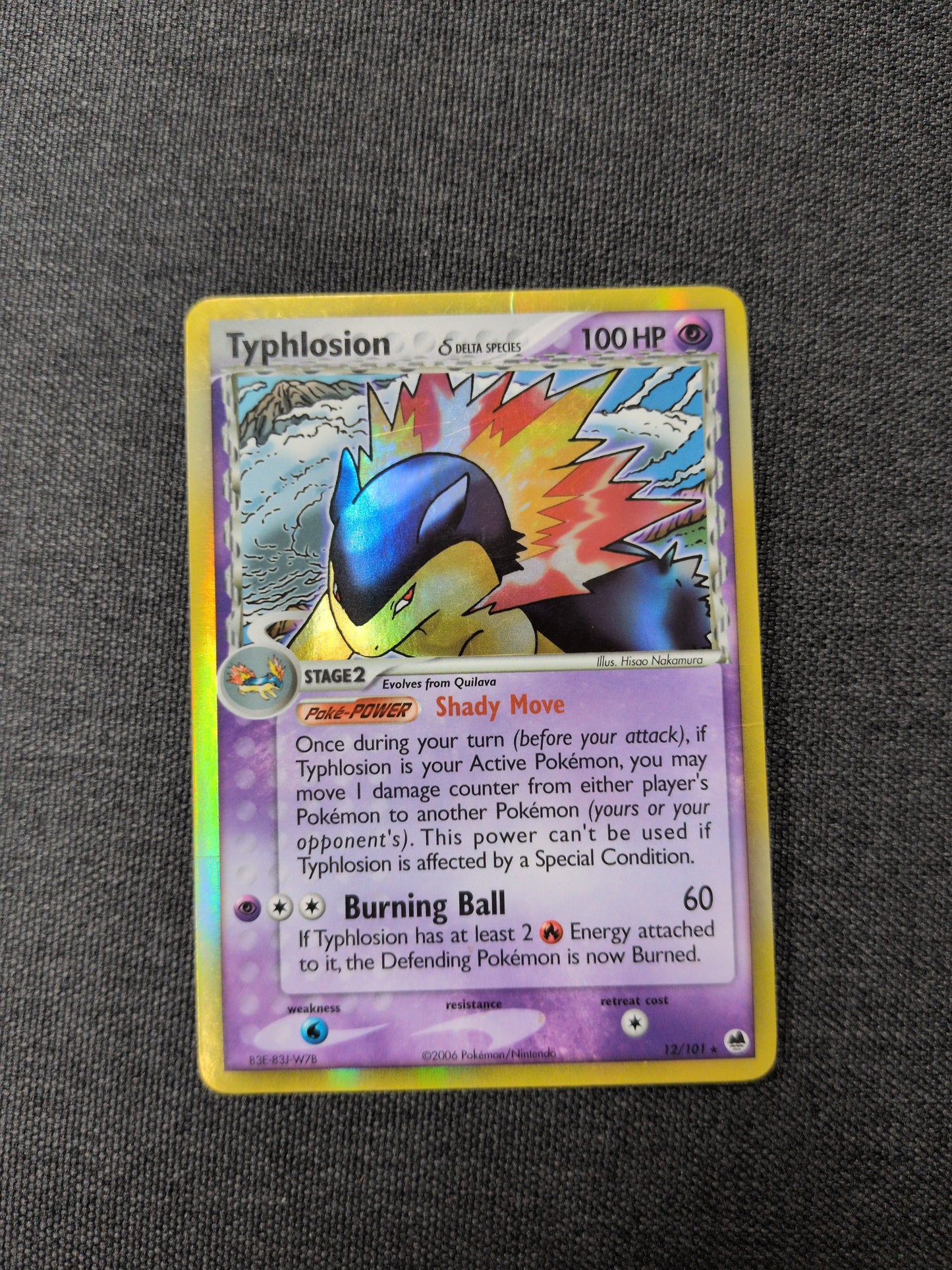 (DF) Typhlosion Delta Species Holo #12 HP