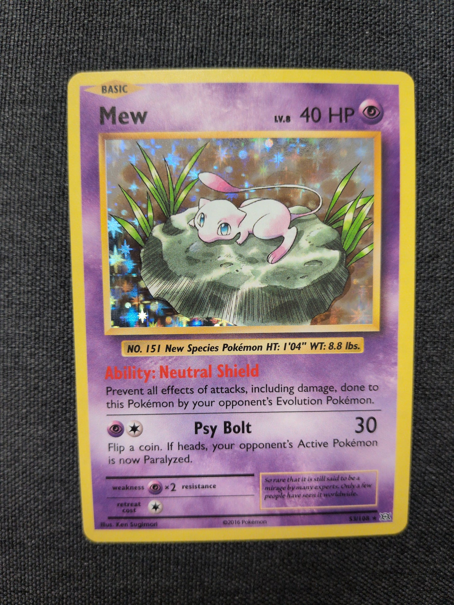 (EVO) Mew Holo #53 NM