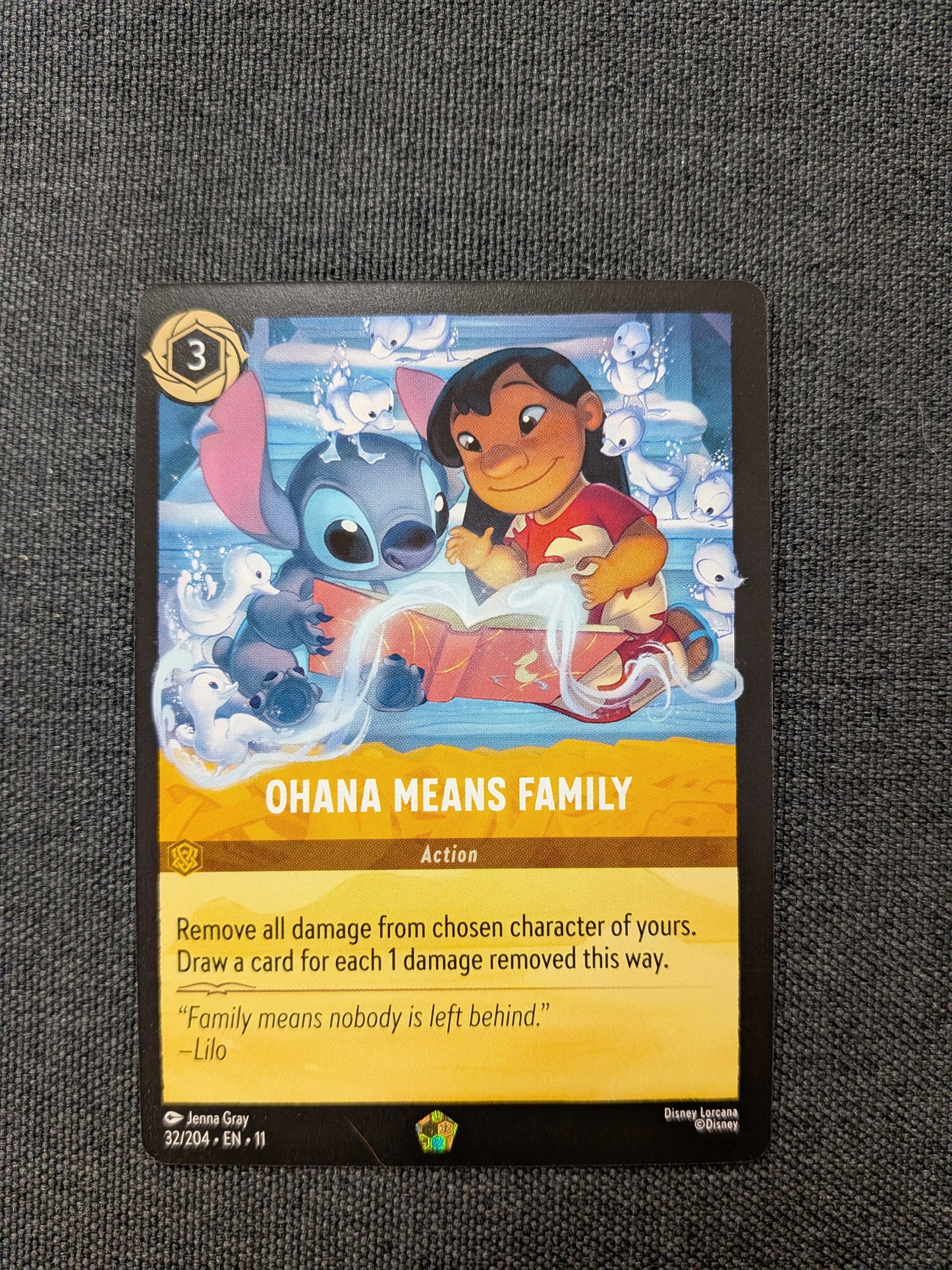 Ohana Means Family #32 NM