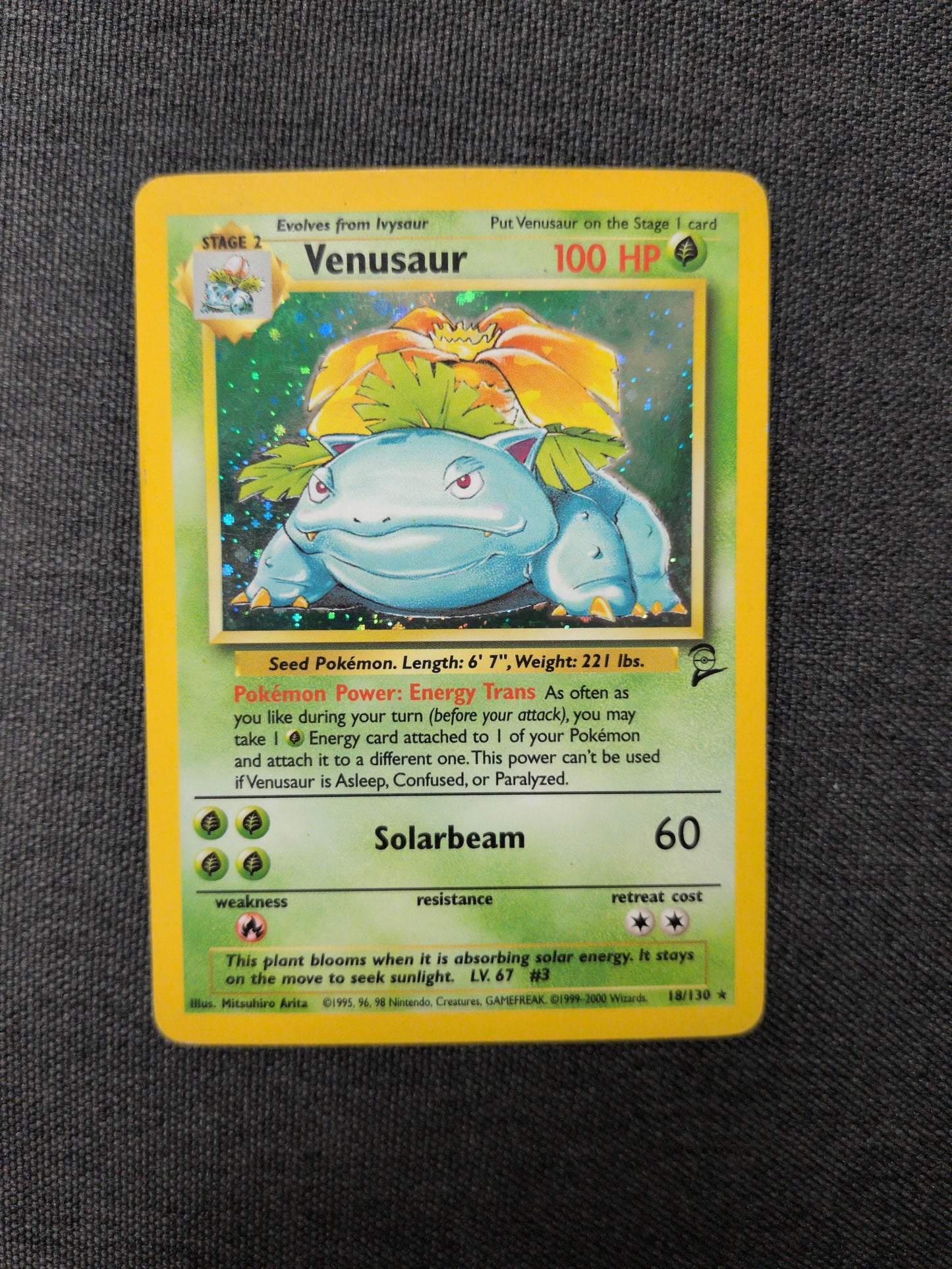 (BS2) Venusaur Holo #18 MP