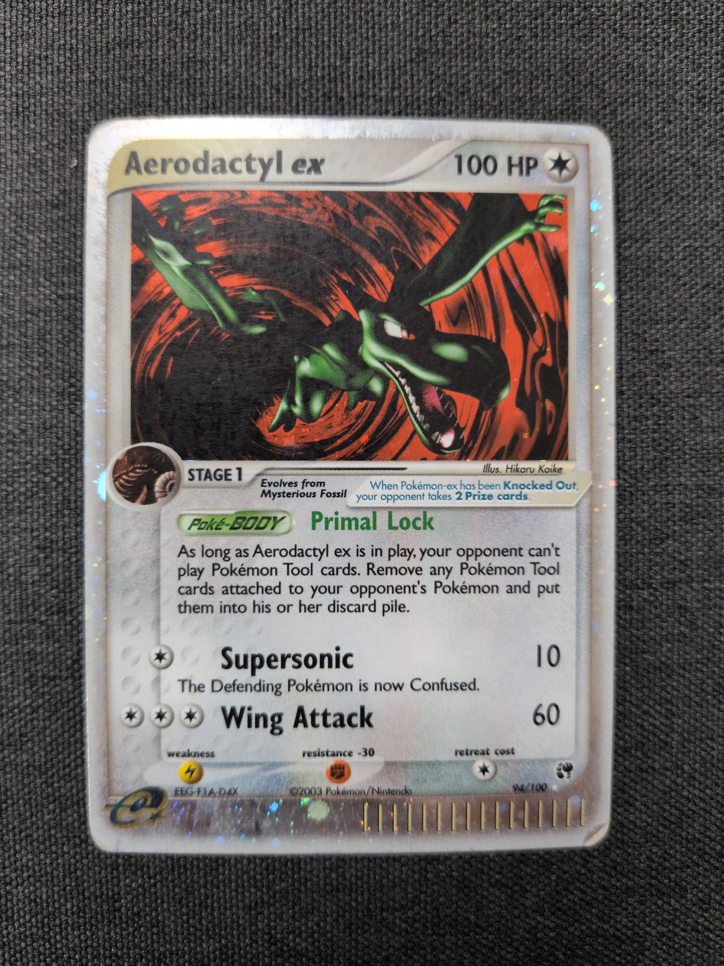 (SS) Aerodactyl EX #94 DMG