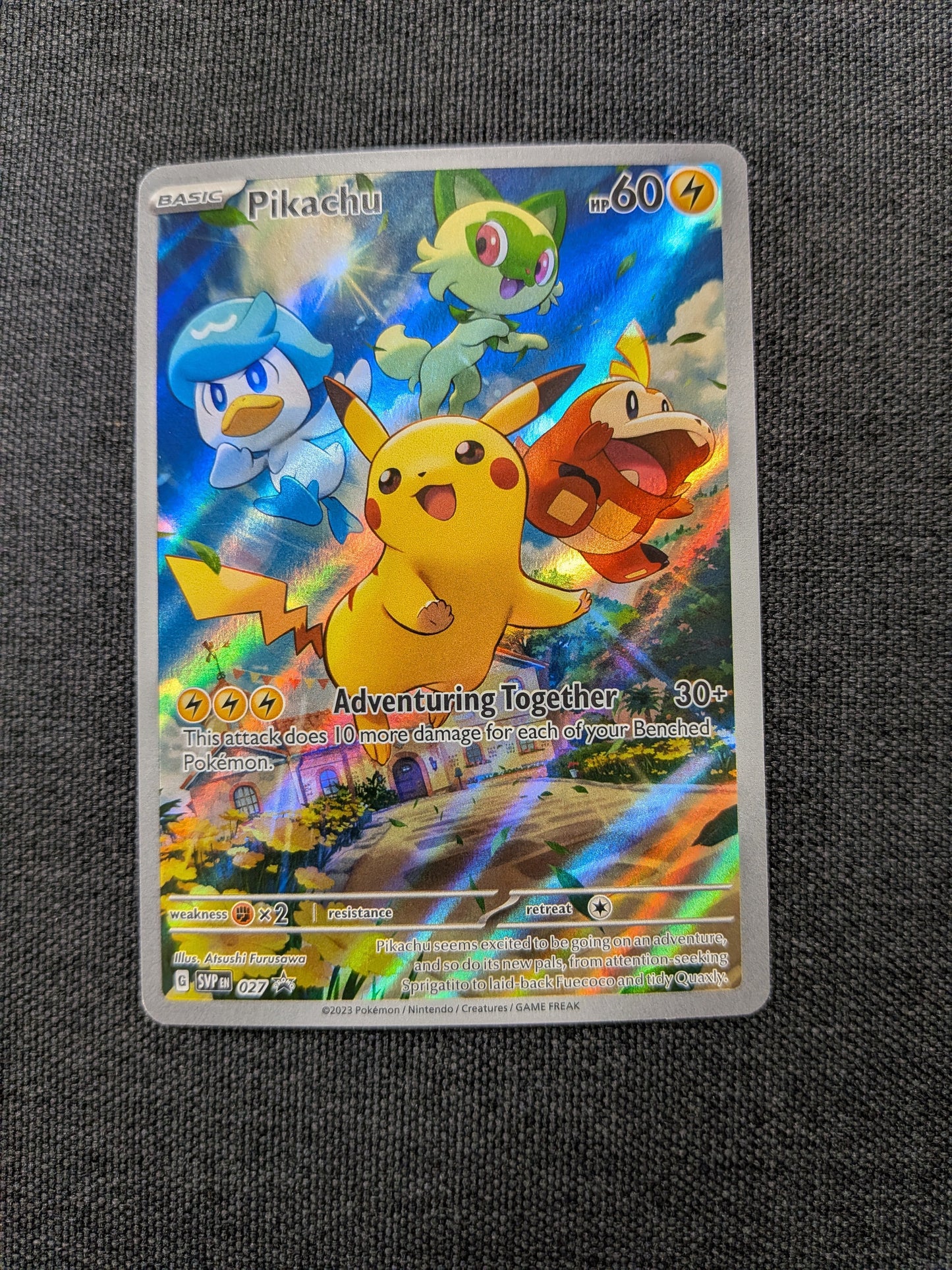 (SVP) Pikachu Promo #027 NM