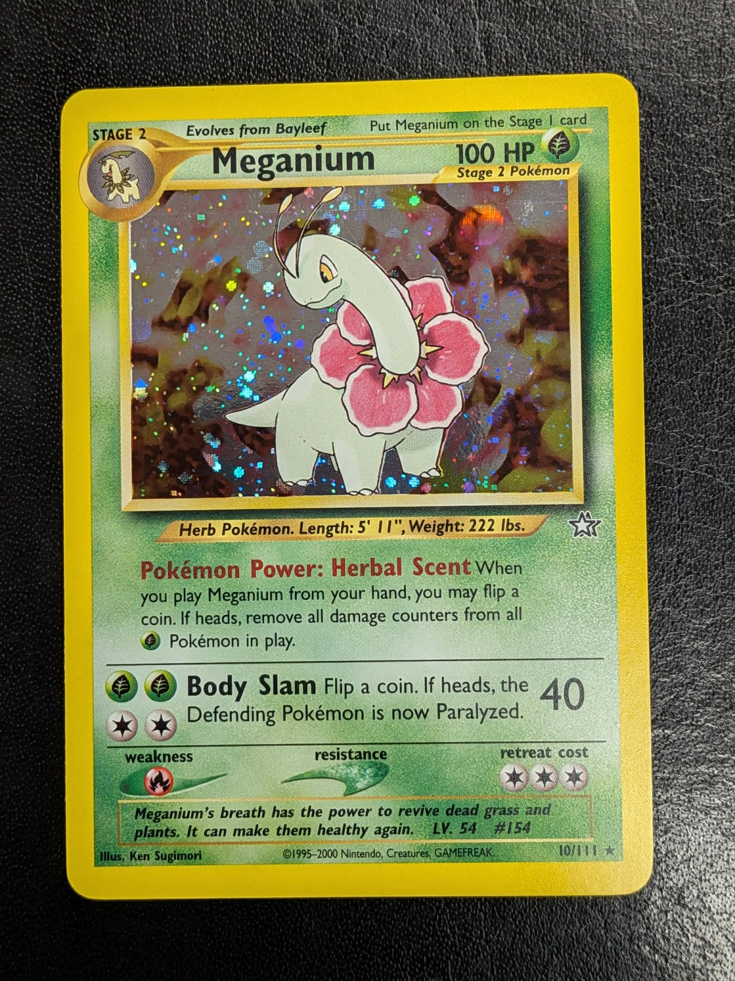 (Neo Genesis) Meganium Holo Unlimited #10 - LP