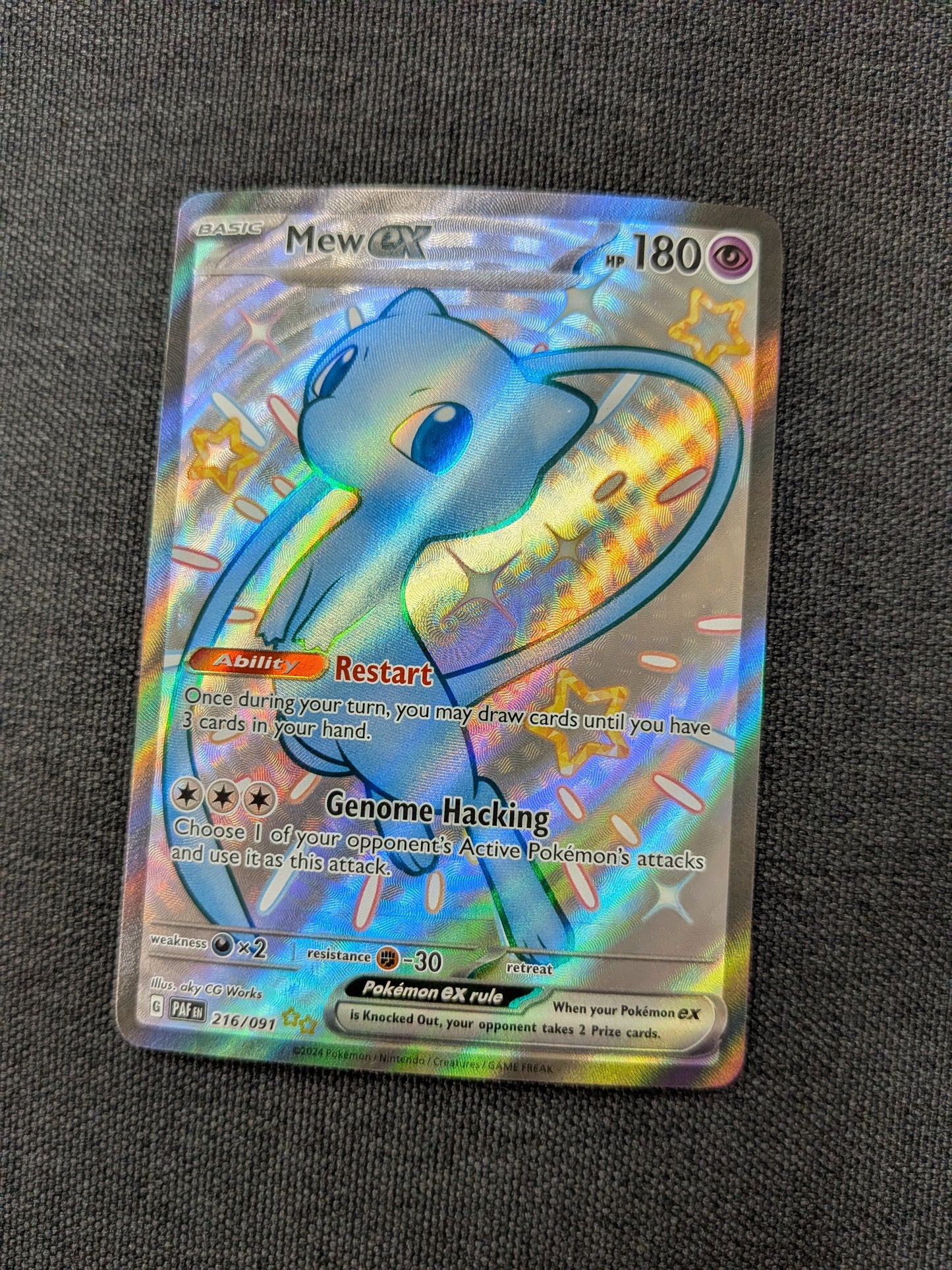 (PAF) Mew EX SUR #216 NM