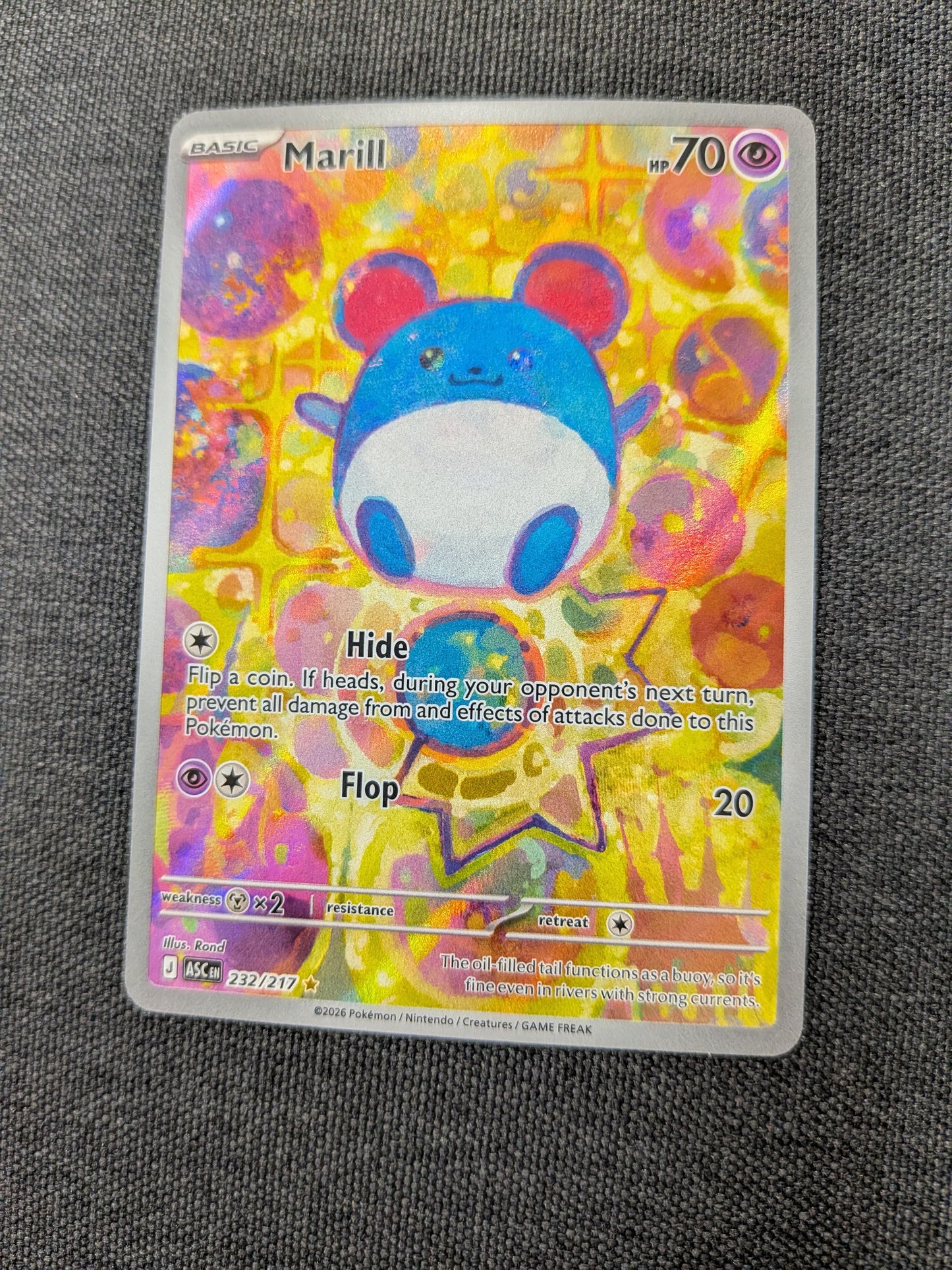 (ASC) Marill IR #232 NM