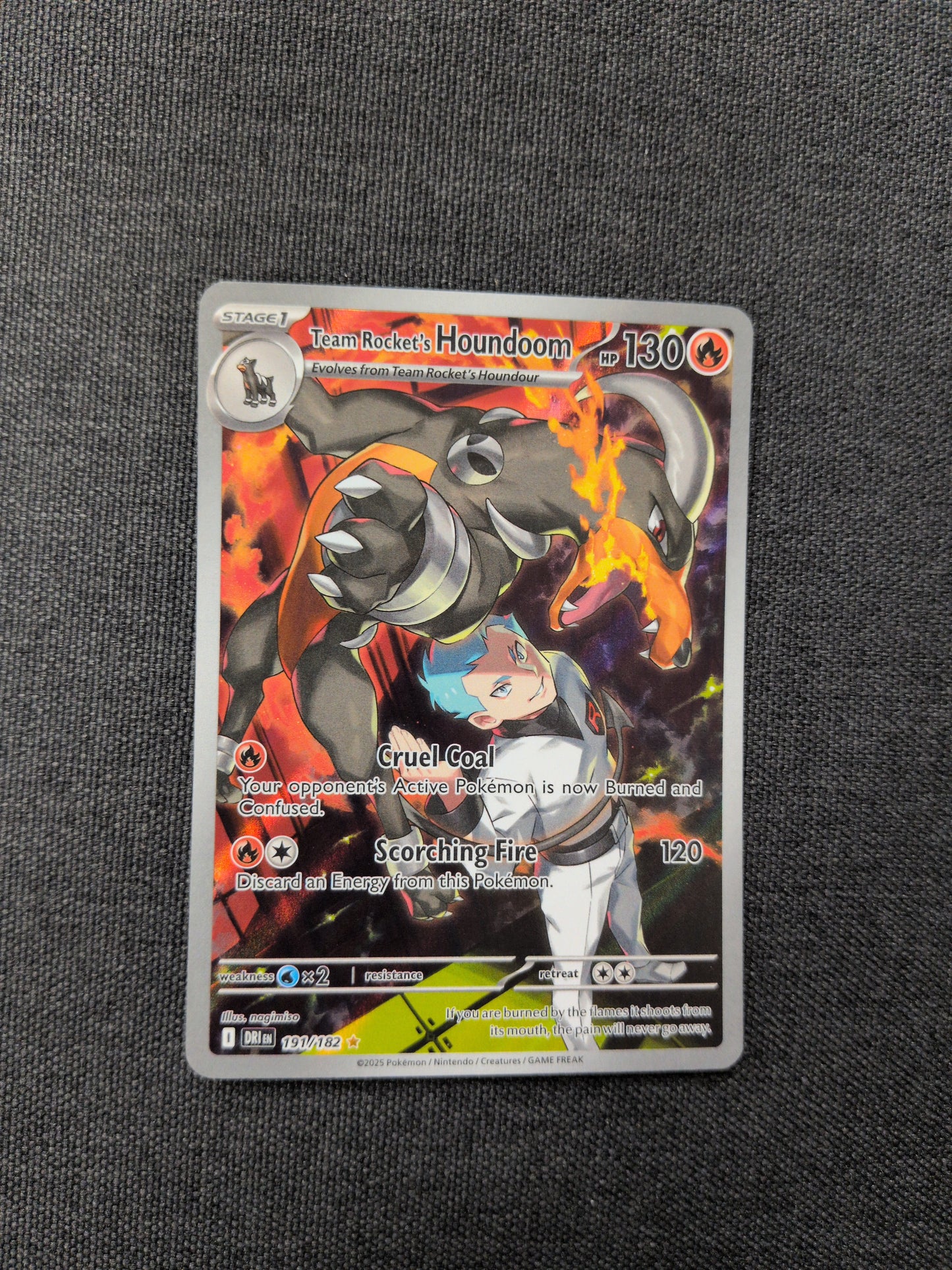 (DRI) Team Rocket's Houndoom #191 NM