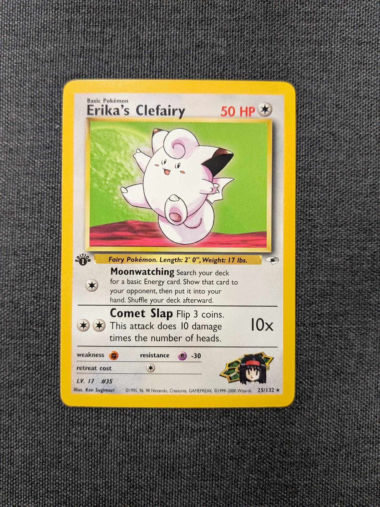 (G1) Erika's Clefairy 1st Edition #025/132 NM