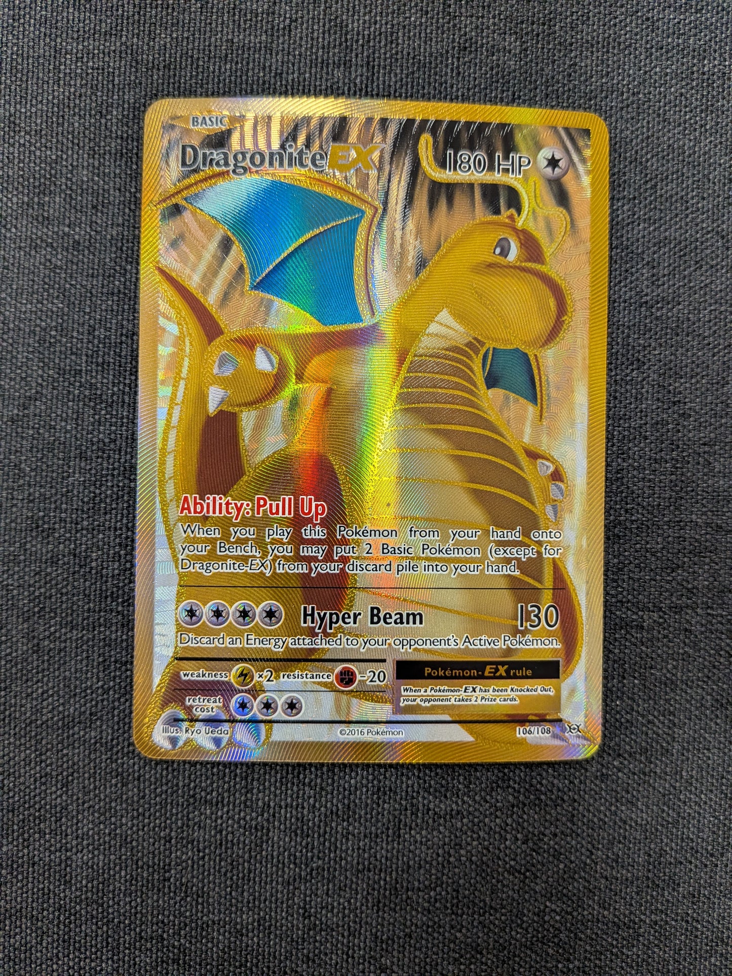 (EVO) Dragonite EX Full Art #106/108 LP