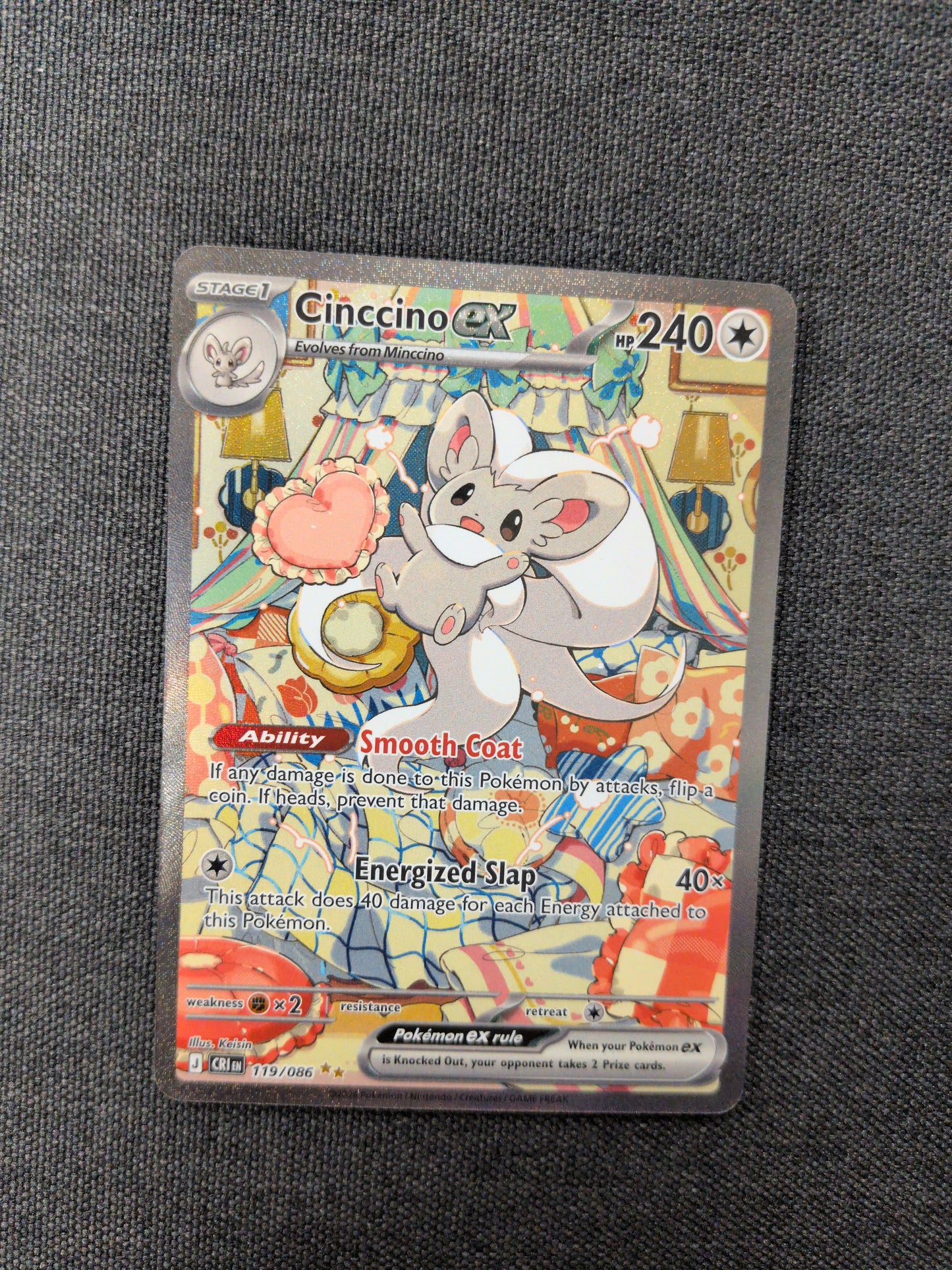 (CRI) Cinccino EX #119 NM