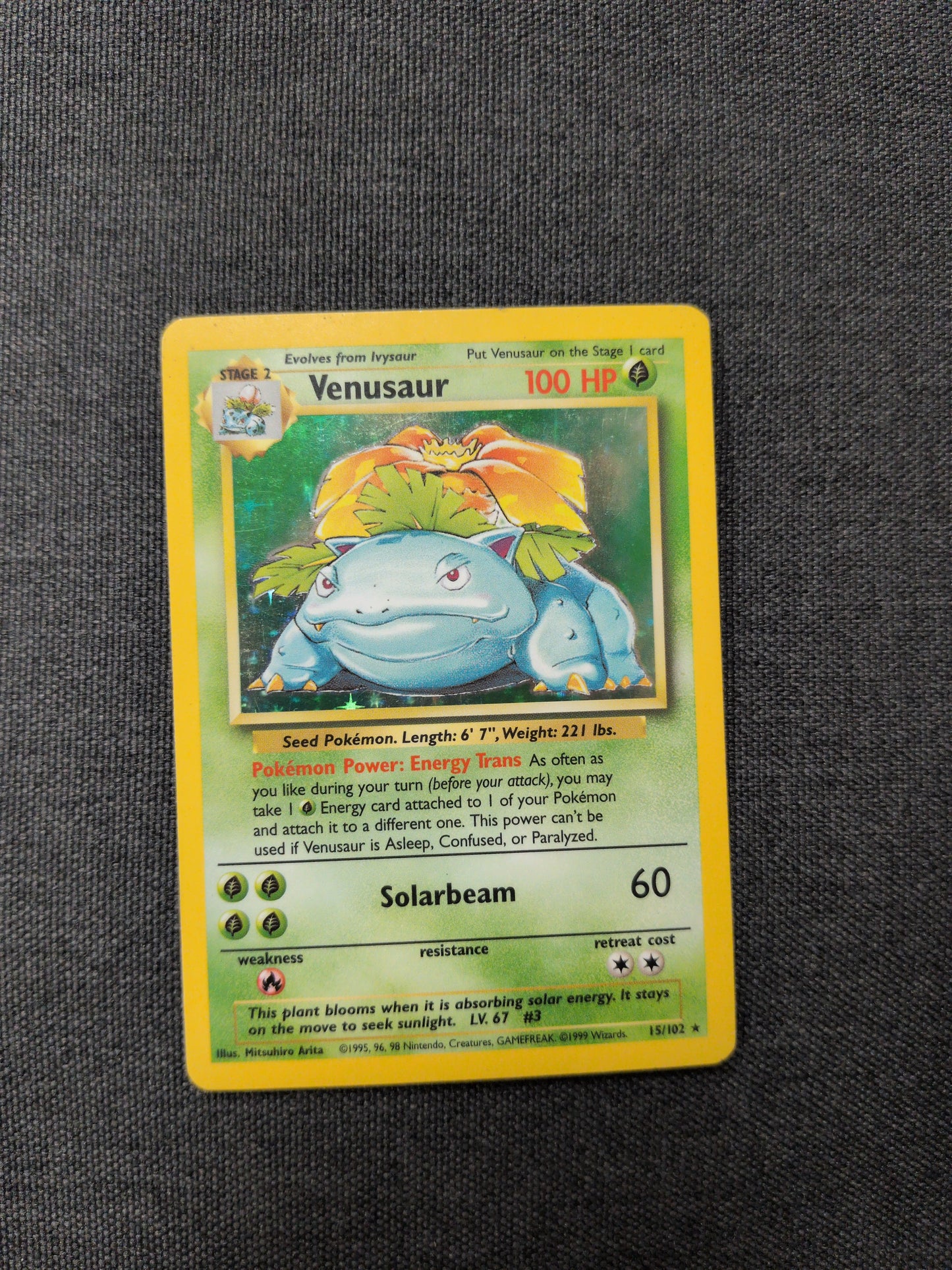 (BS) Venusaur Holo #15 HP