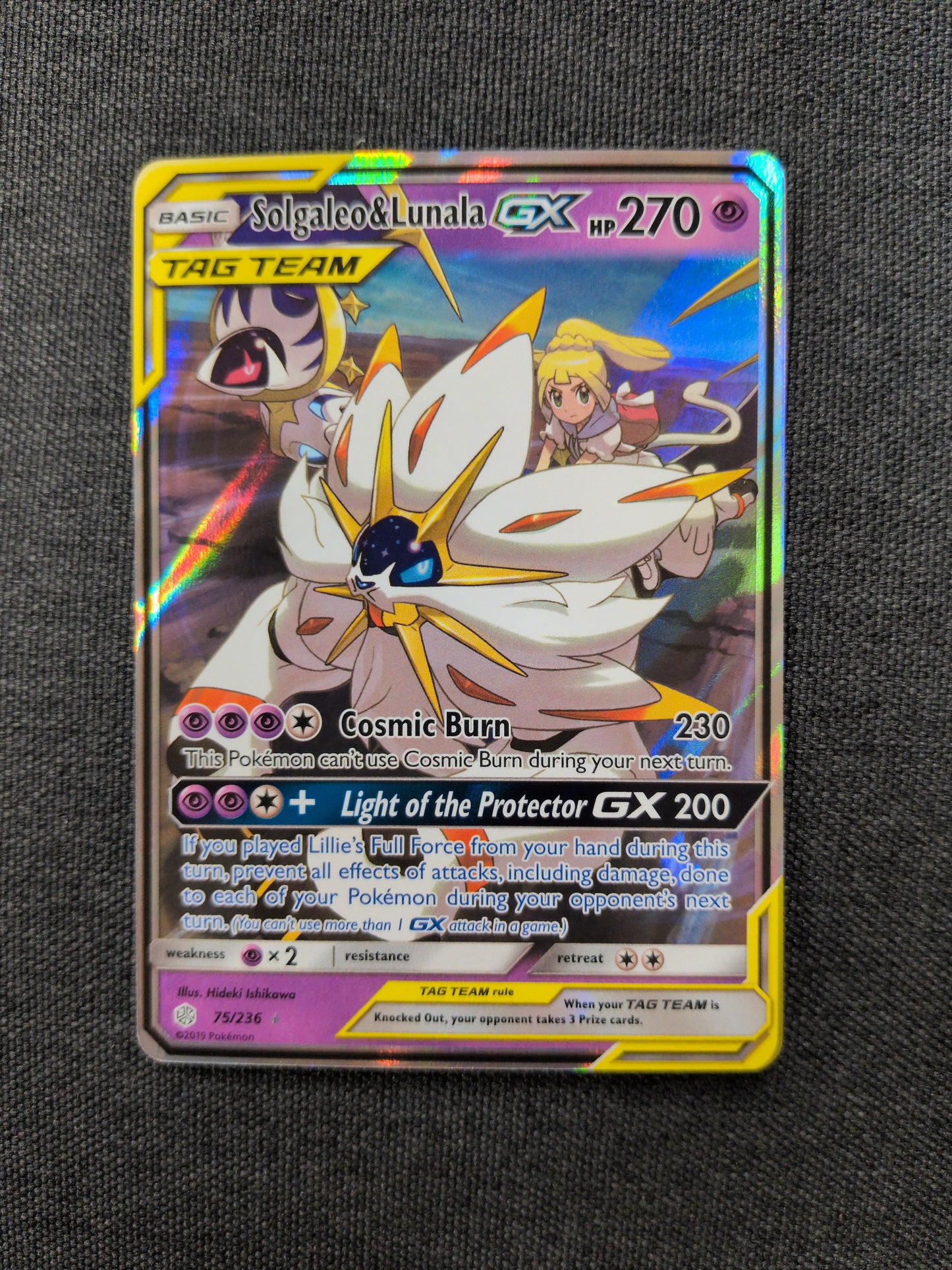 (CE) Solgaleo & Lunala GX #75 NM
