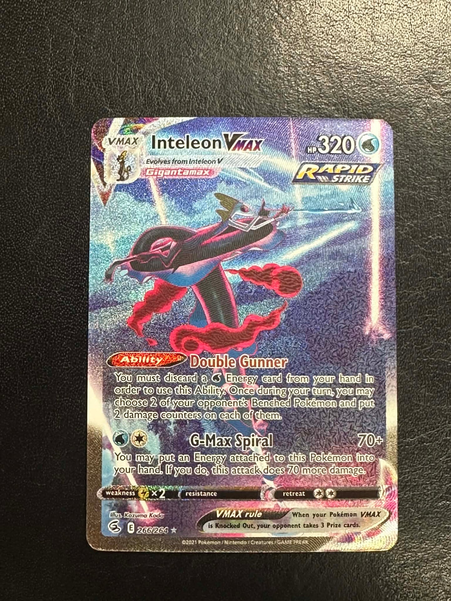 Inteleon Vmax #266 - NM