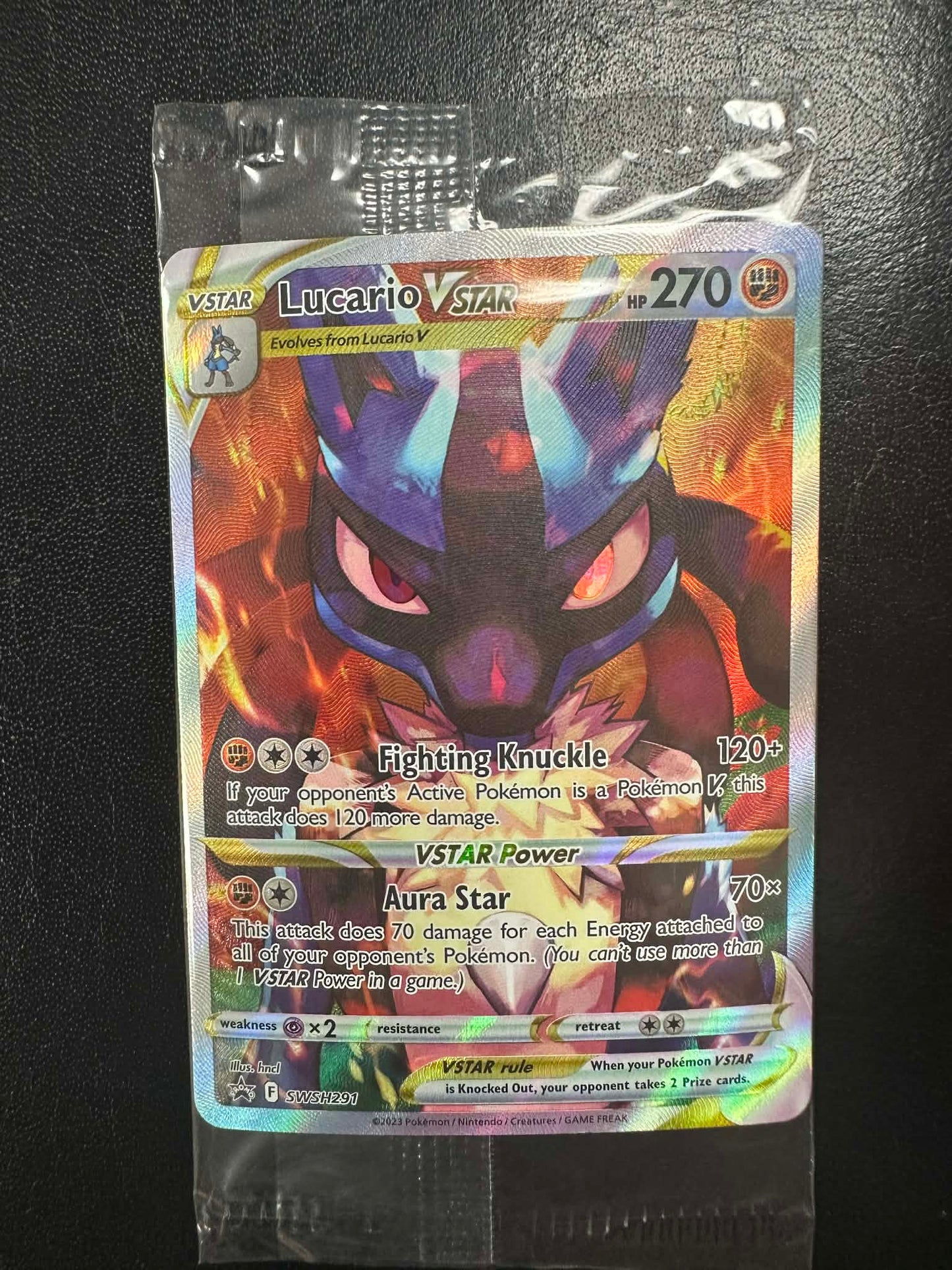 Lucario Vstar Promo SWSH291 - Sealed