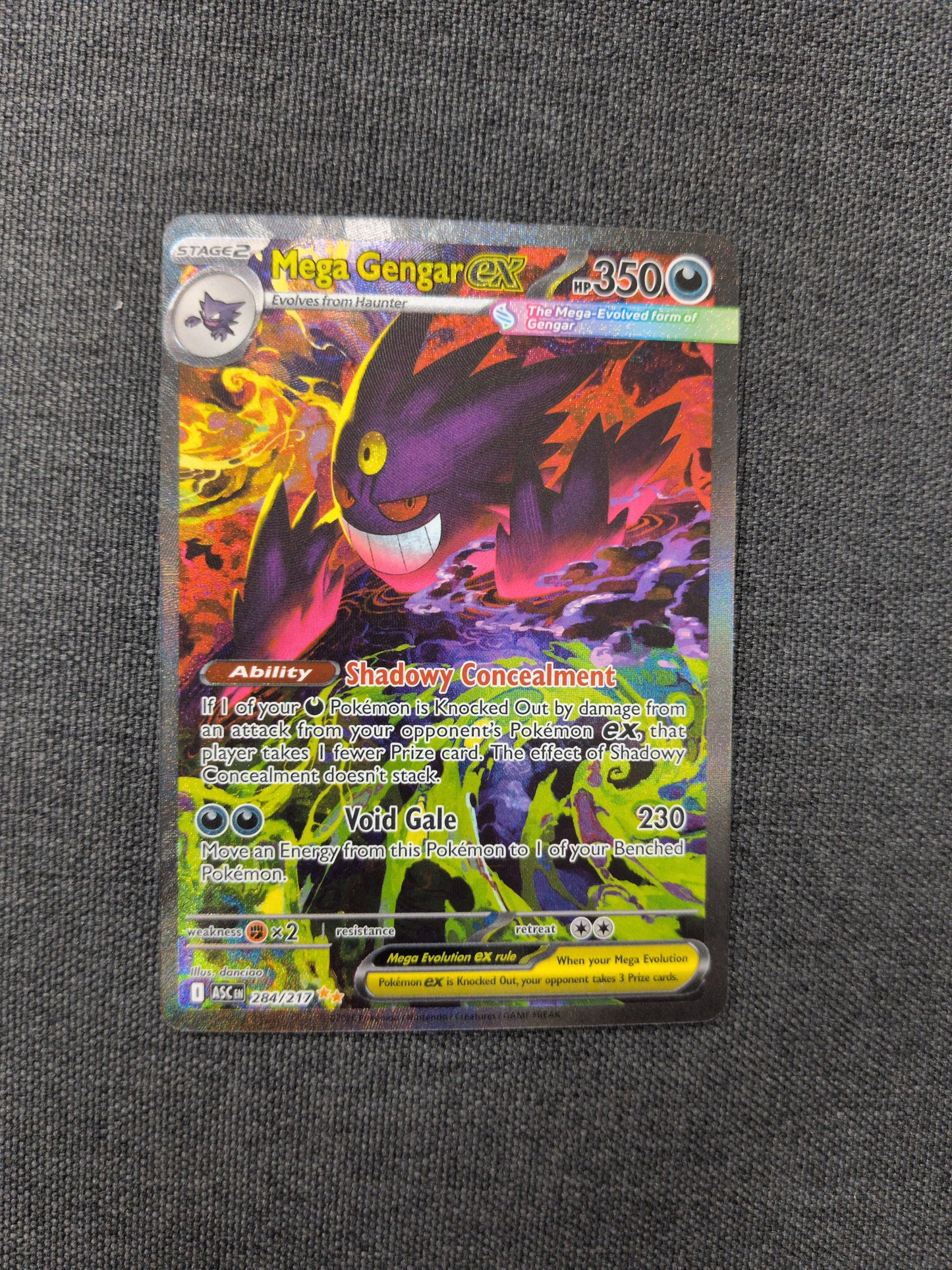 (ASC) Mega Gengar EX SIR #284 NM