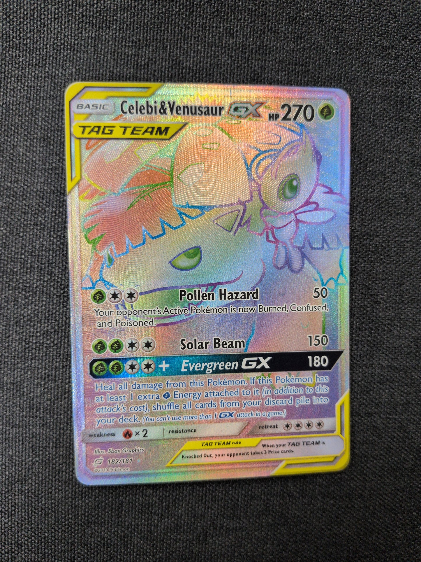 (SM9) Celebi & Venusaur GX #182 LP