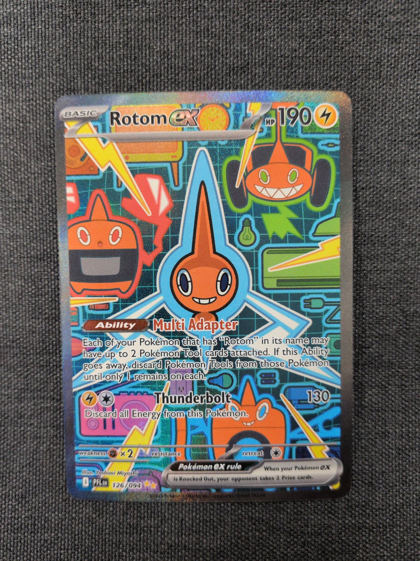 (PFL) Rotom EX SIR #126 NM