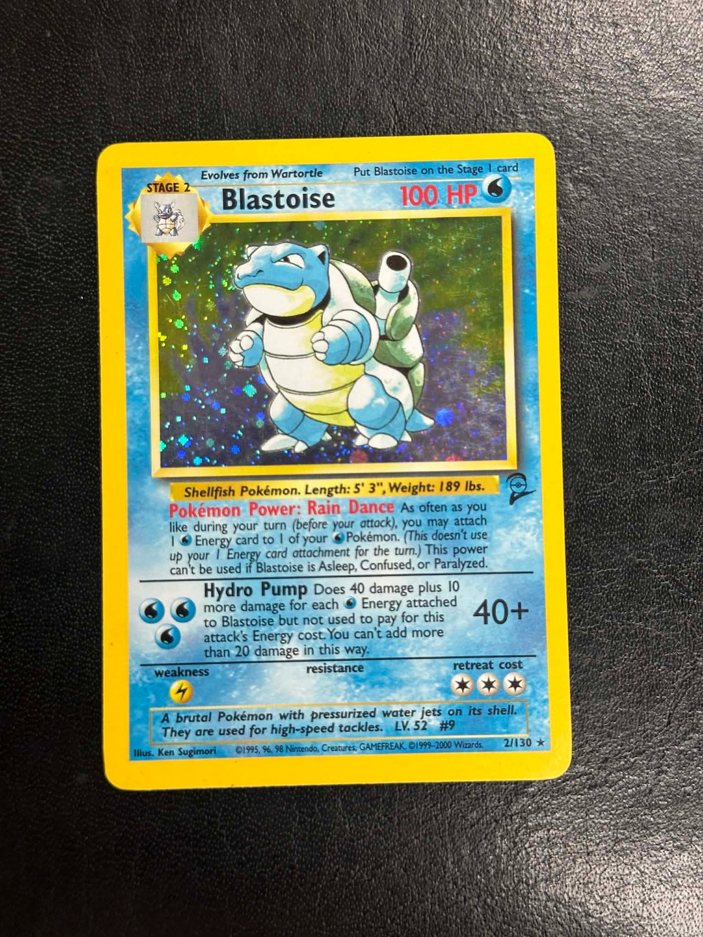 Blastoise Holo Base Set 2 #2 - MP