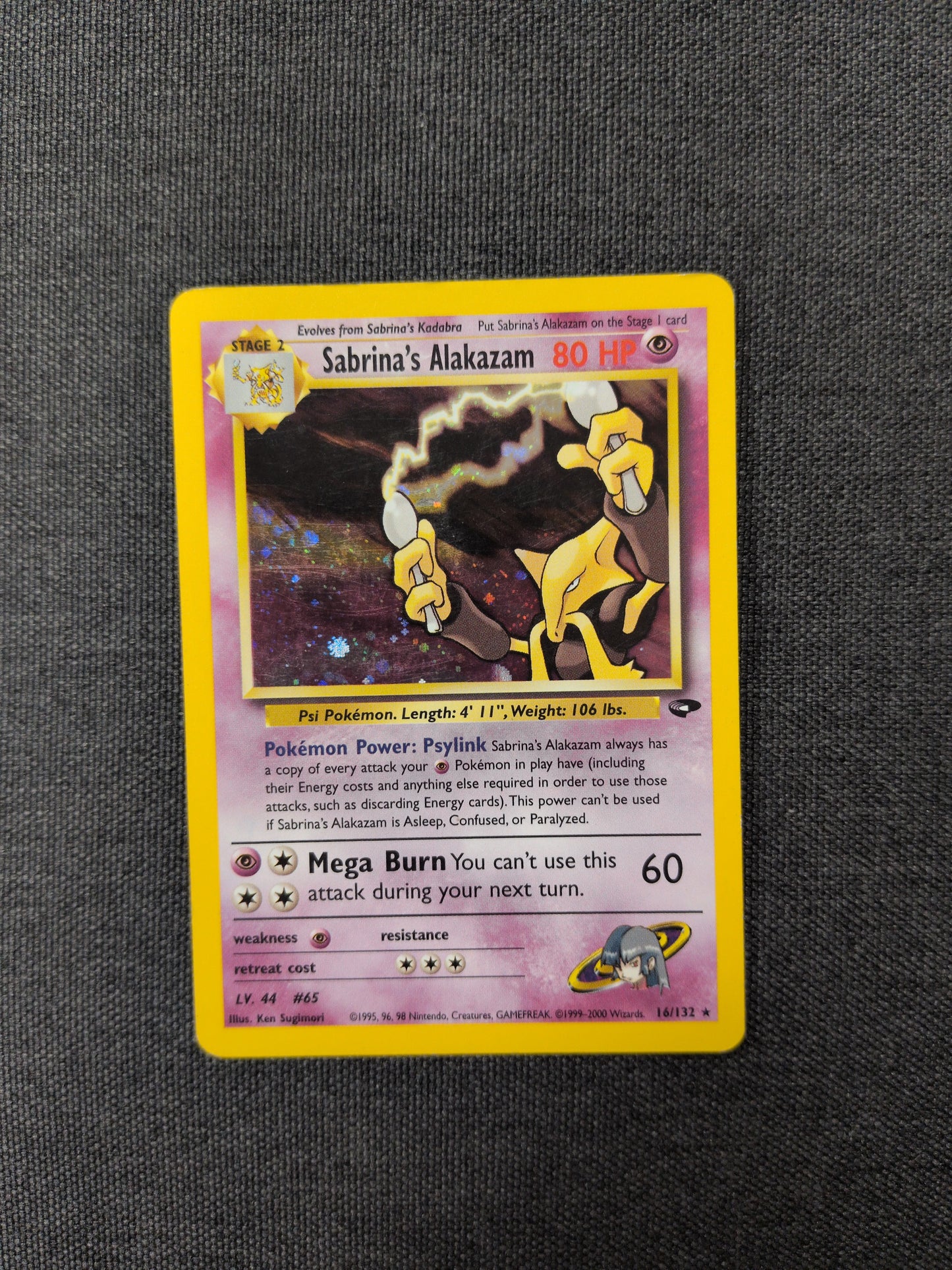 (G2) Sabrina's Alakazam #16 MP