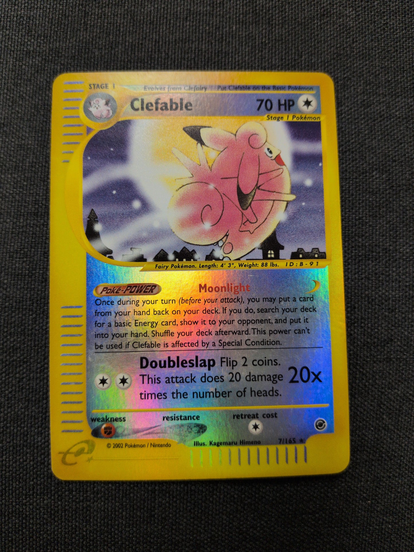 (EX) Clefable Reverse Holofoil #7 HP