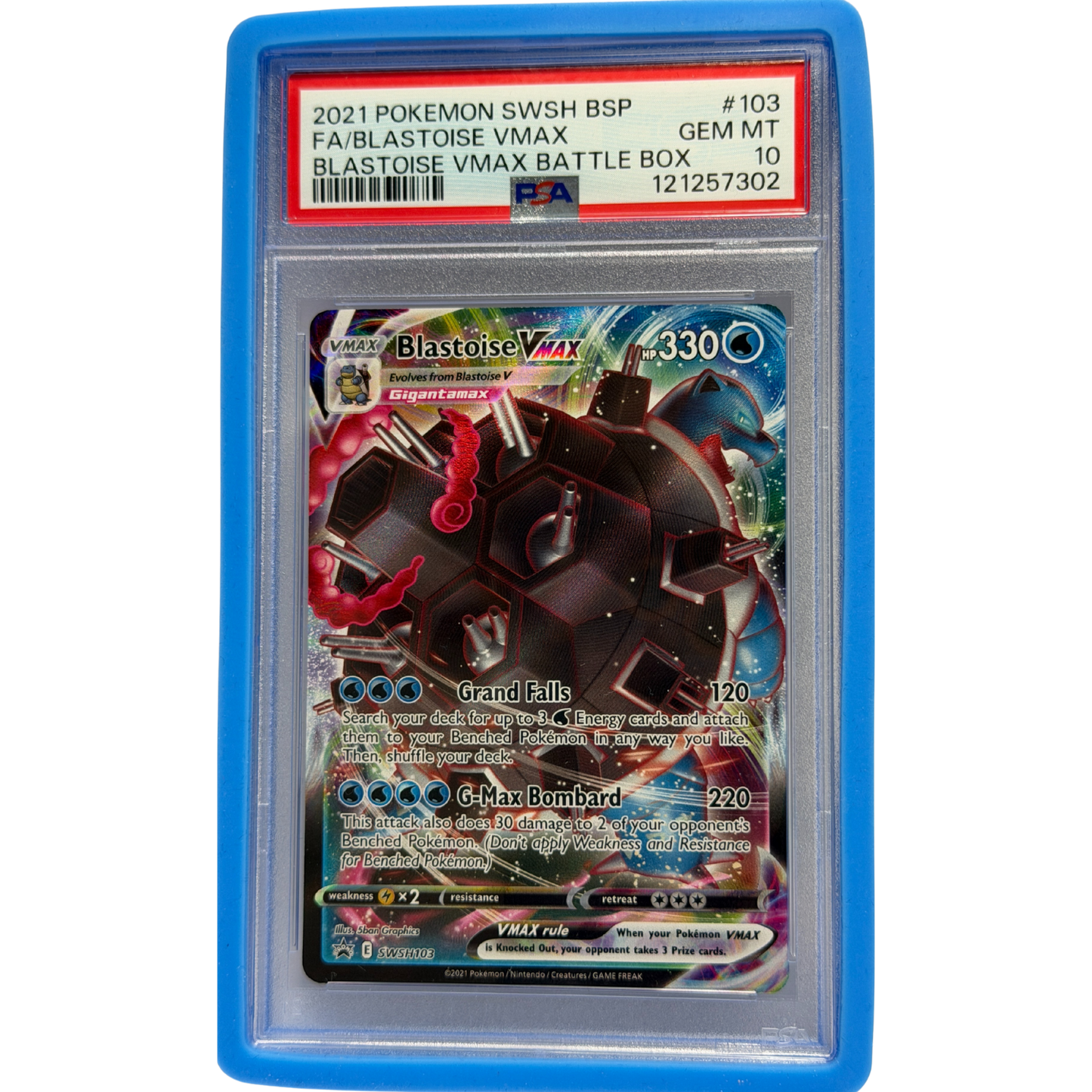 Blastoise VMAX #103 Promo PSA 10