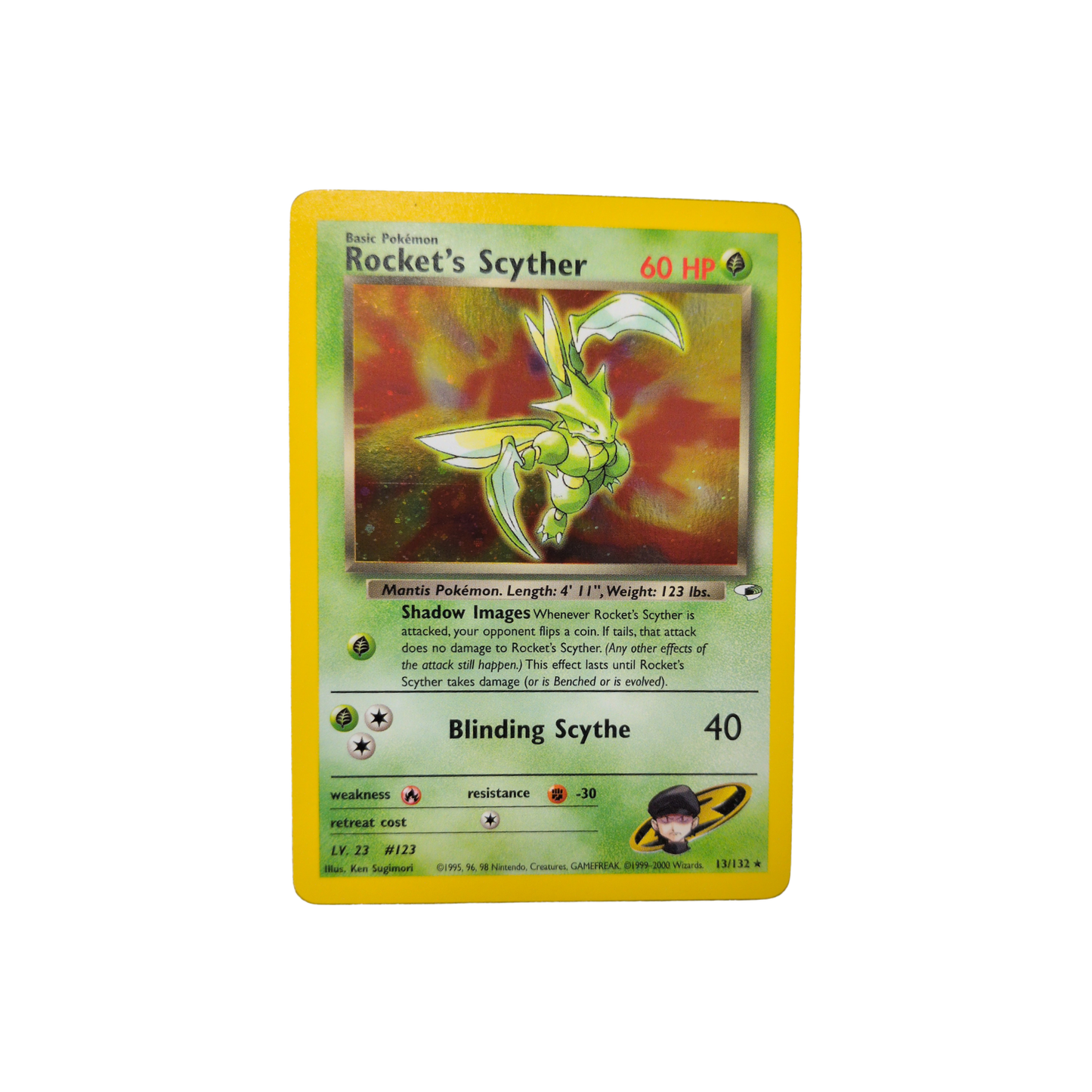 (G1) Rocket's Scyther Holo #13 MP