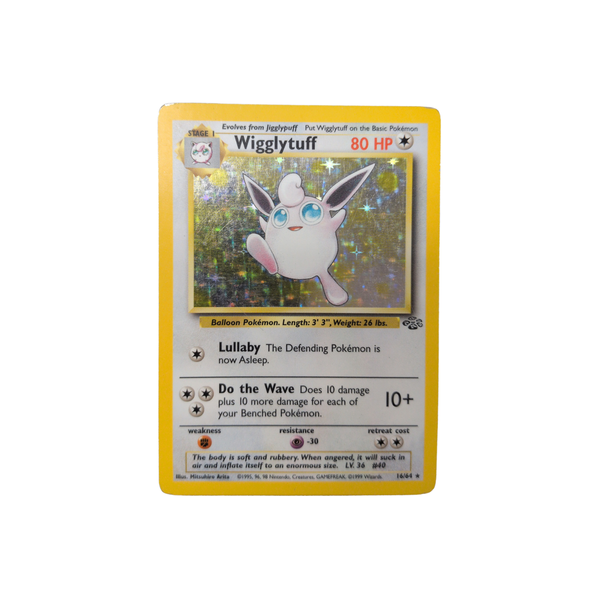 (JNG) Wigglytuff Holo #16 HP