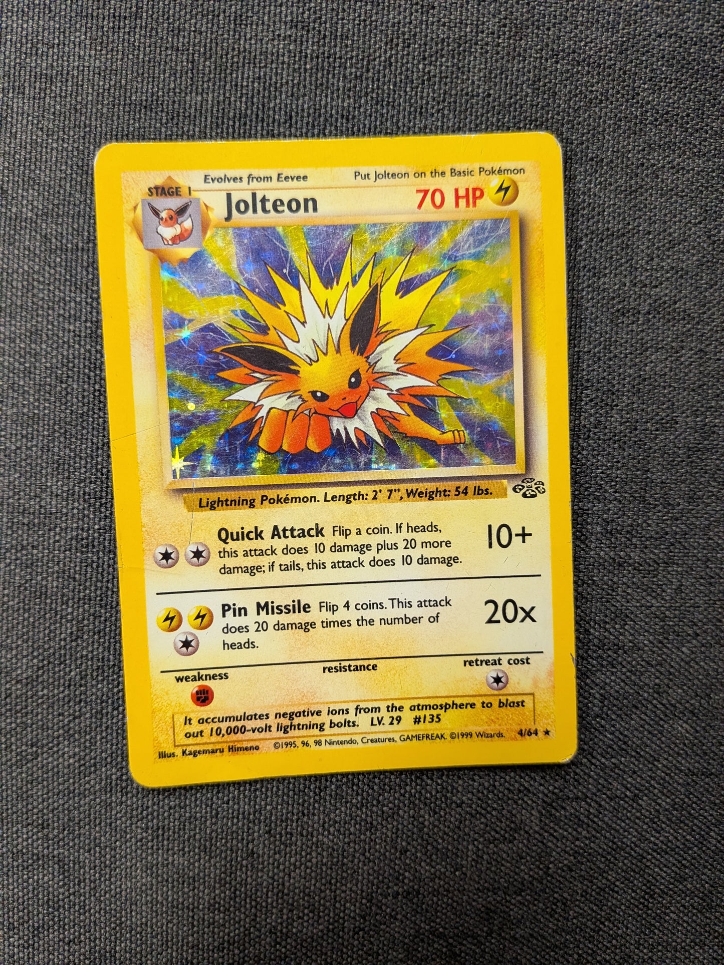 (JNG) Jolteon Holofoil #004 DMG
