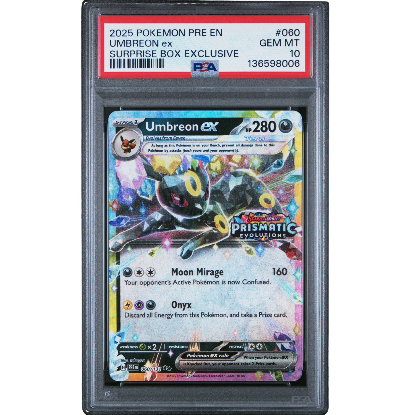(Promo) Umbreon EX Stamped #060 PSA 10 Gem Mint