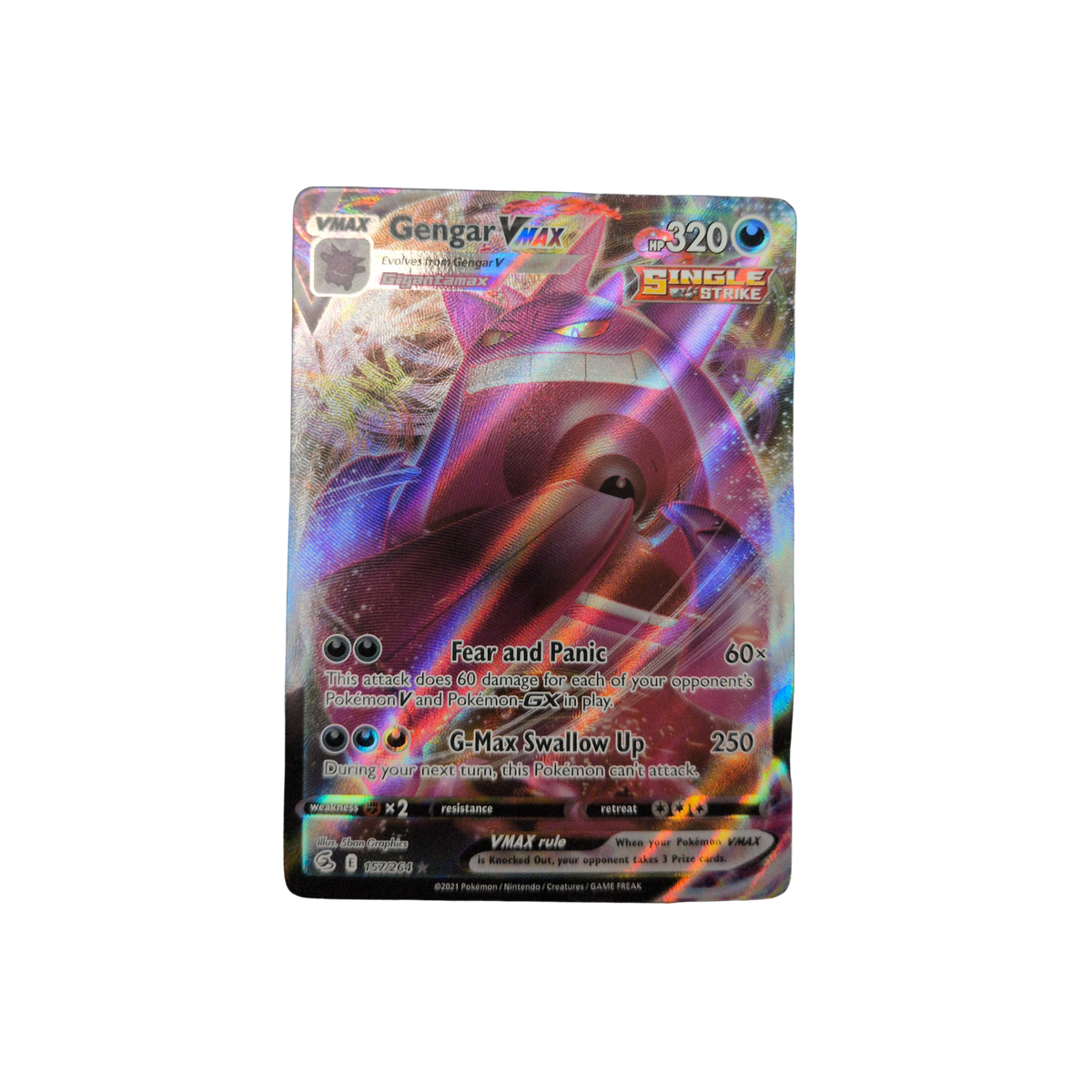 (SWSH08) Gengar VMAX #157 NM
