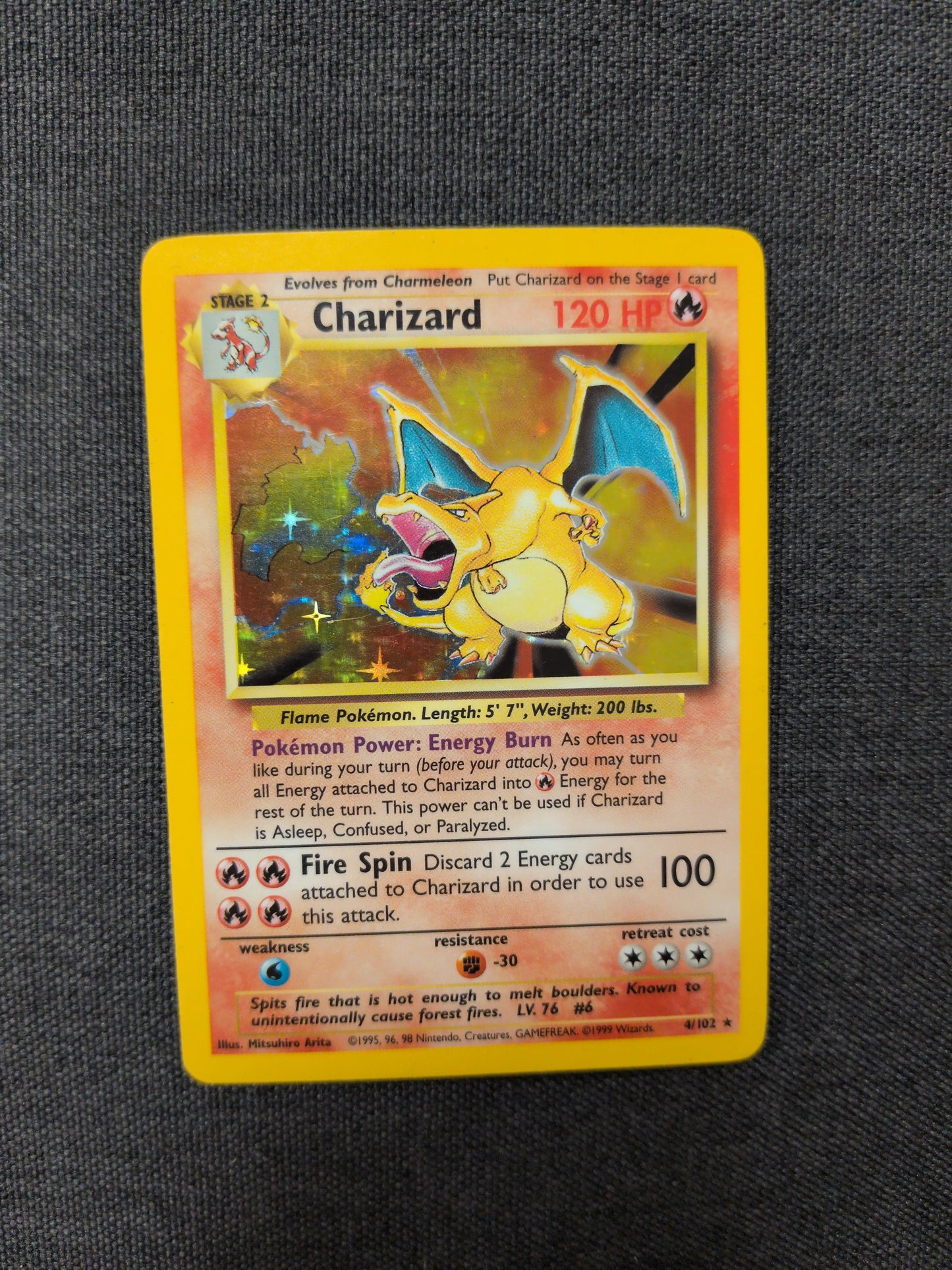 (BS) Charizard Holo #004 MP