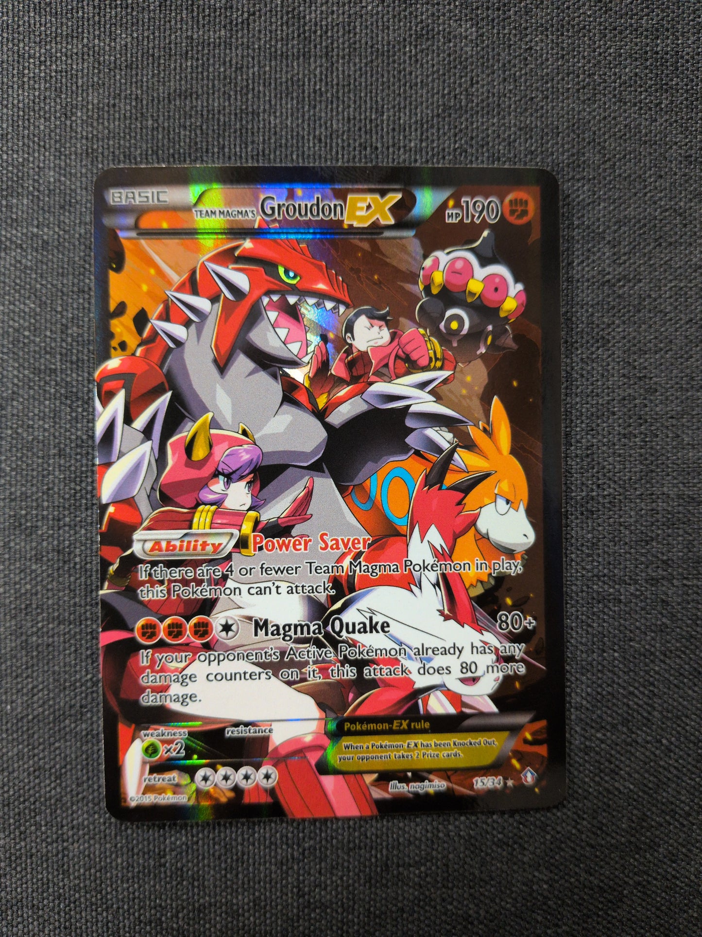 (DCR) Team Magma's Groudon #15 MP