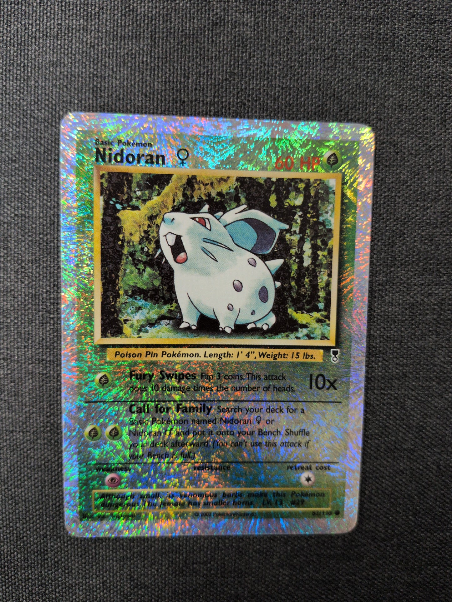 (LC) Nidoran Reverse Holo #82 LP