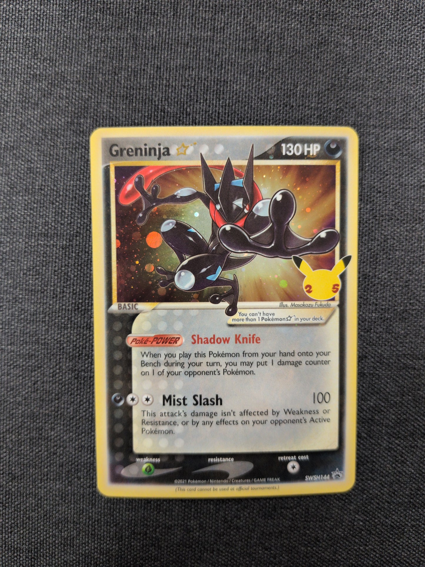 (Promo) Greninja Gold Star Promo #SWSH144 NM