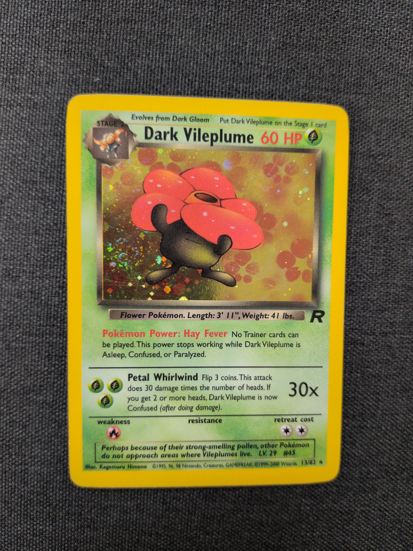 (TR) Dark Vileplume Holo #13 HP