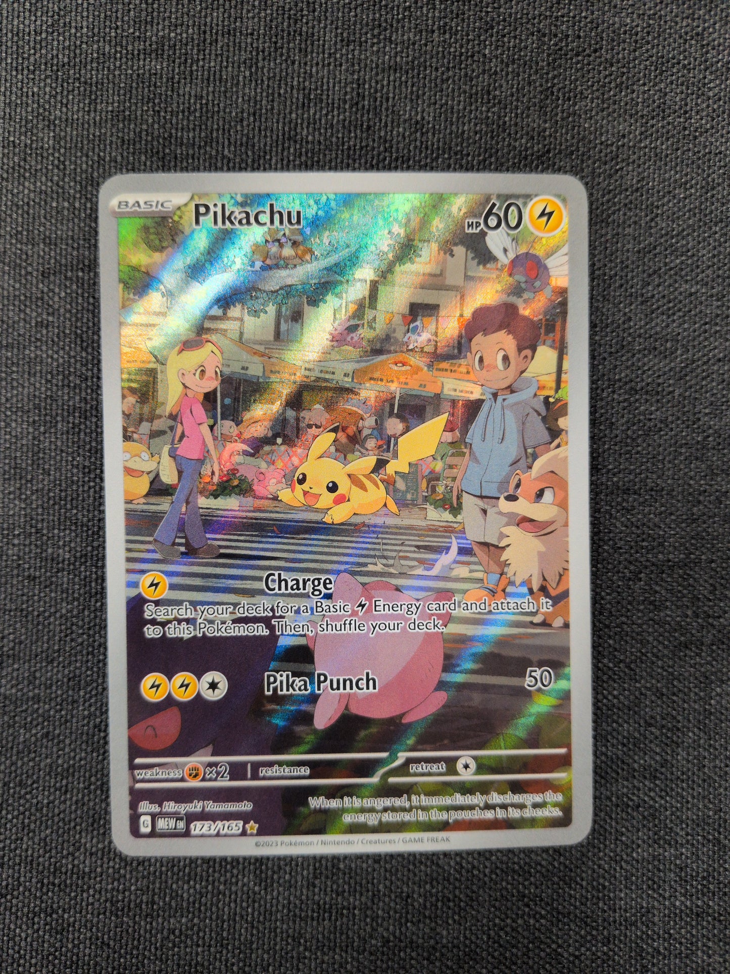 (MEW) Pikachu SIR #173 NM