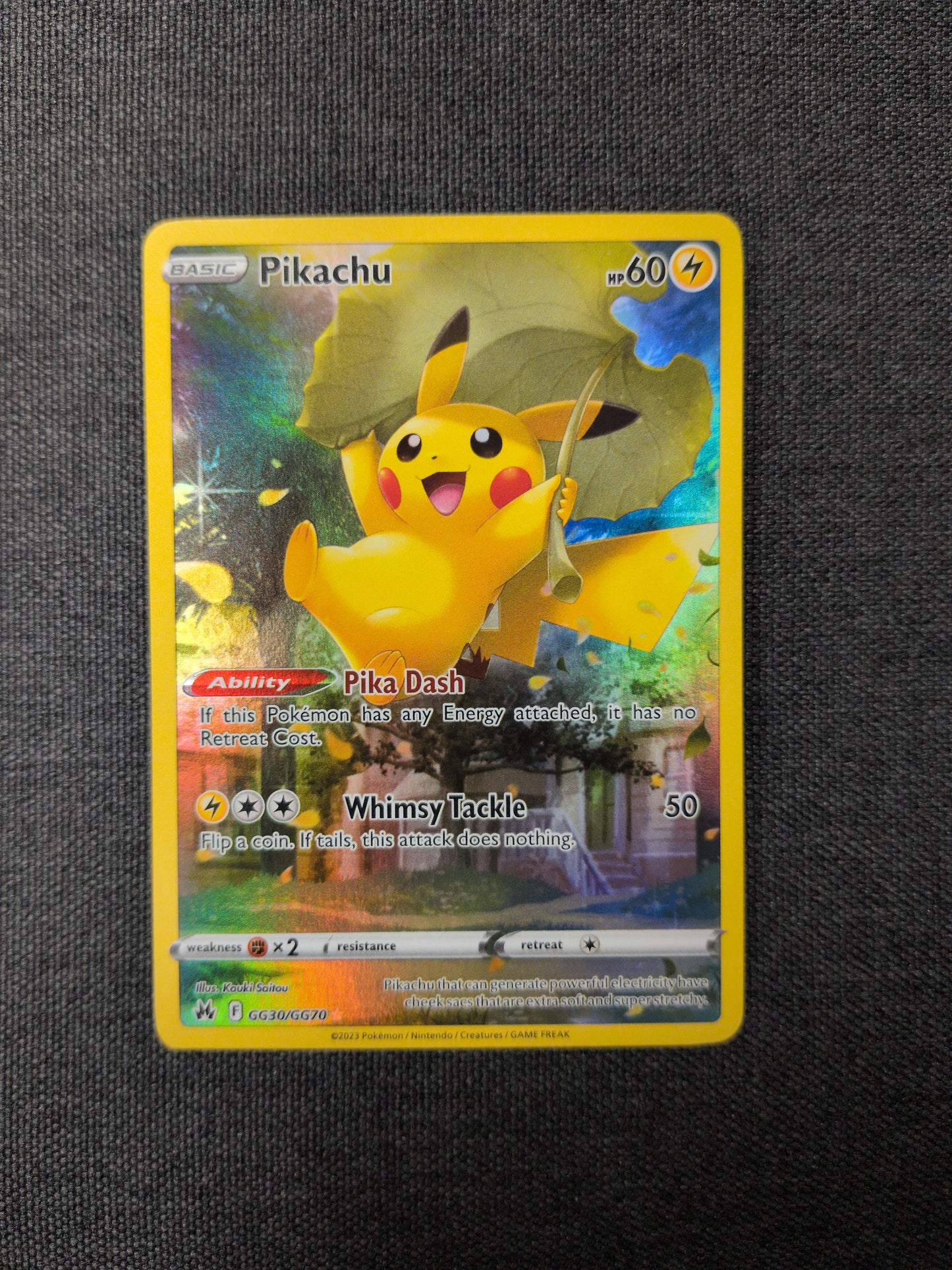 (CRZ) Pikachu #GG30 NM