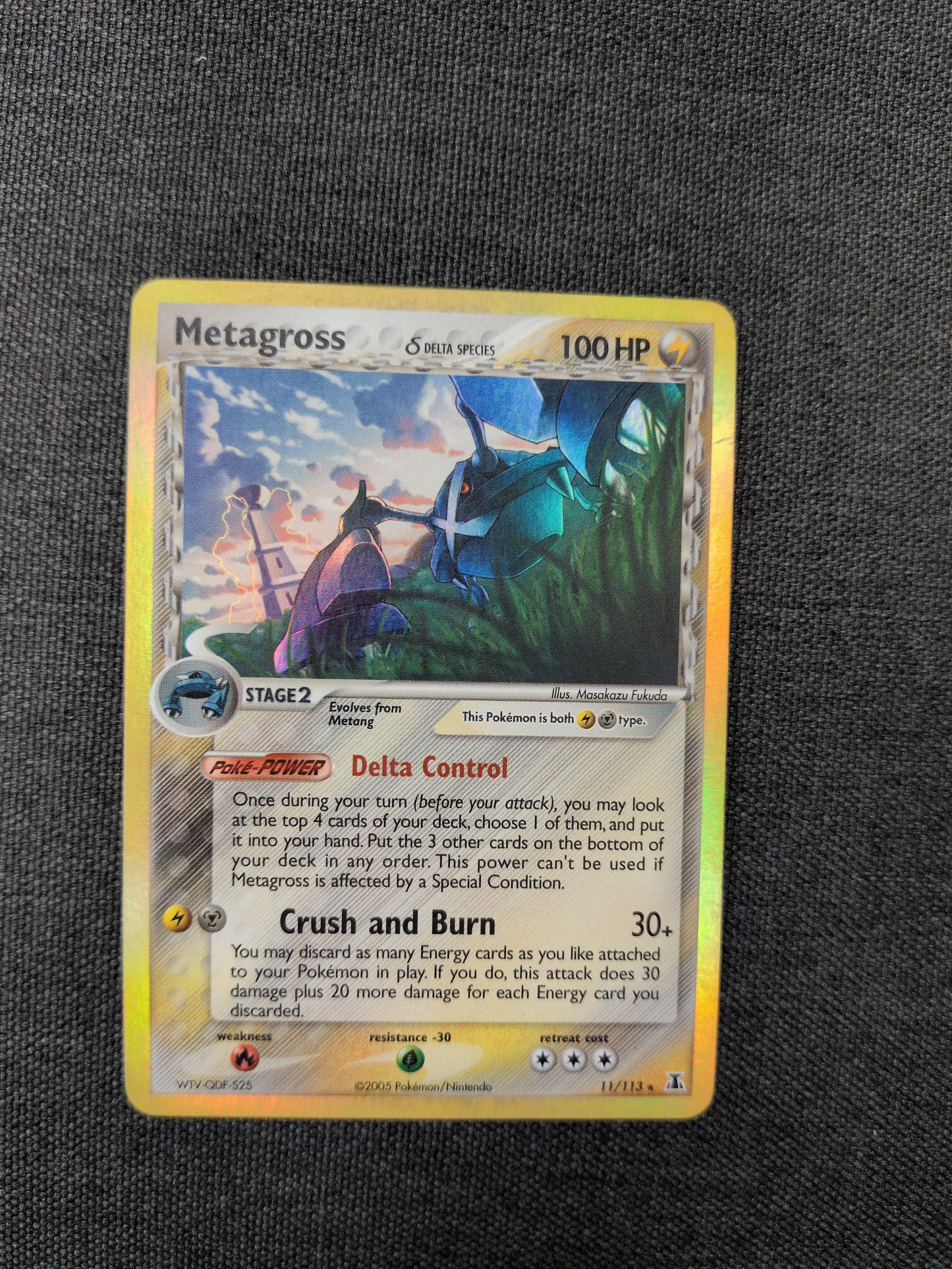 (DS) Metagross Delta Species Holo #11 MP