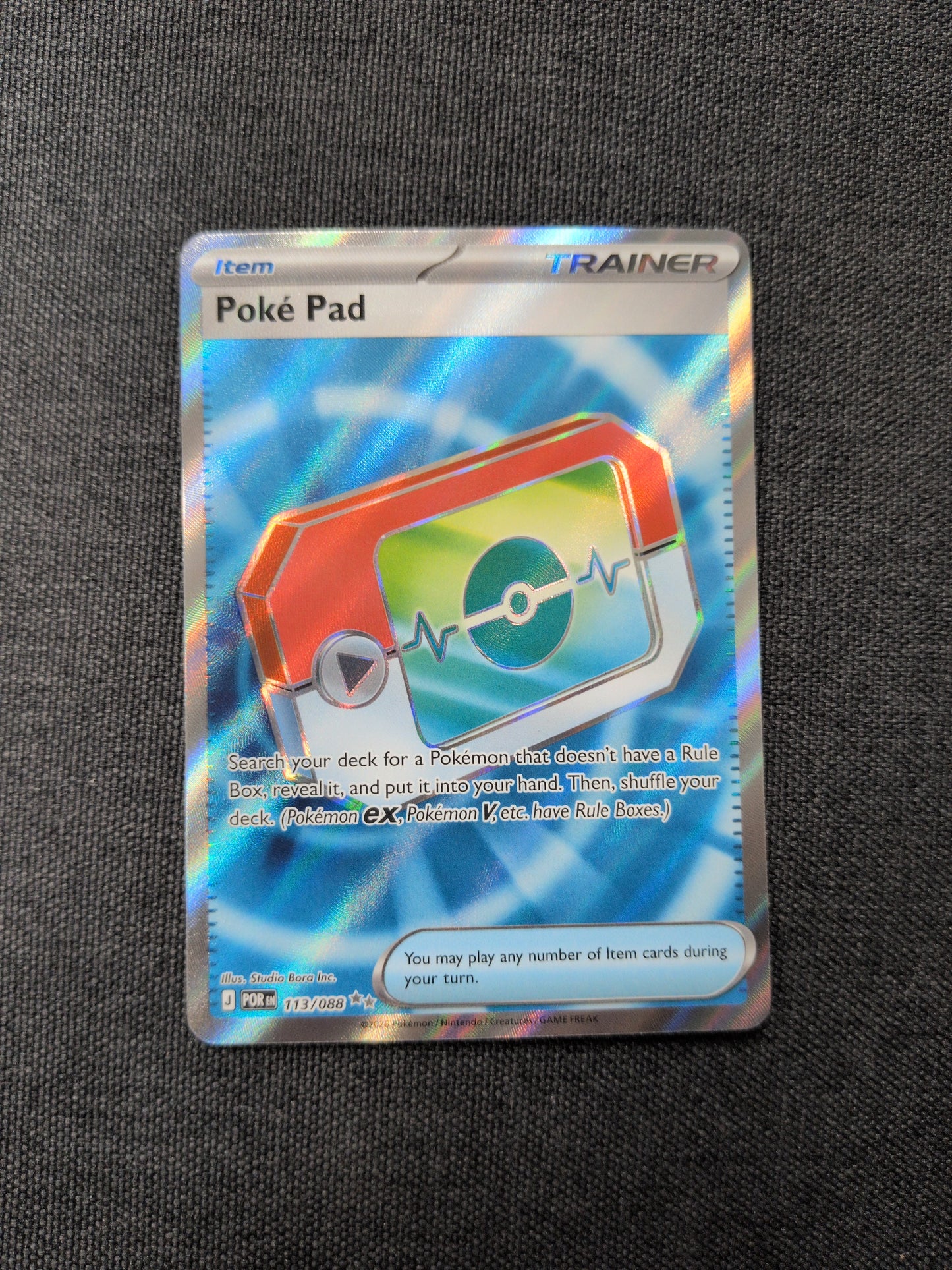 (POR) Poke Pad #113 NM