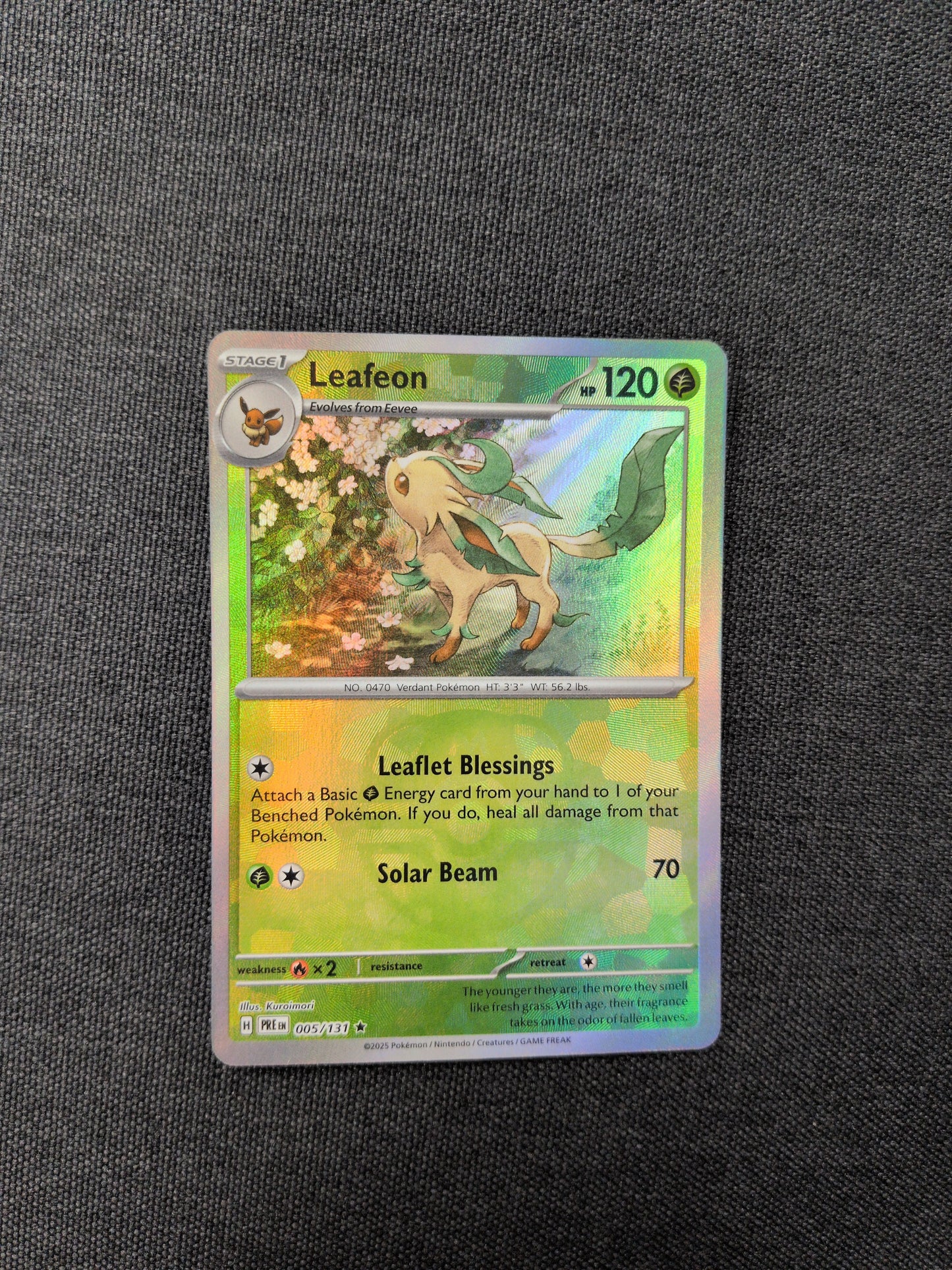 (PRE) Leafeon Master Ball Pattern #005 NM