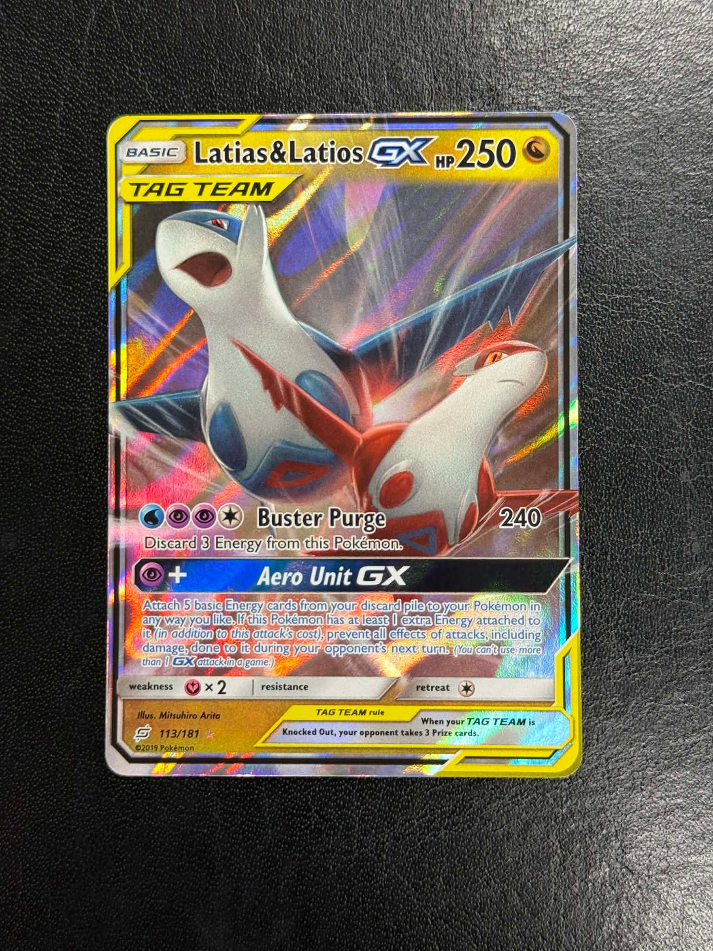 (Team Up) Latias & Latios GX #113 - NM