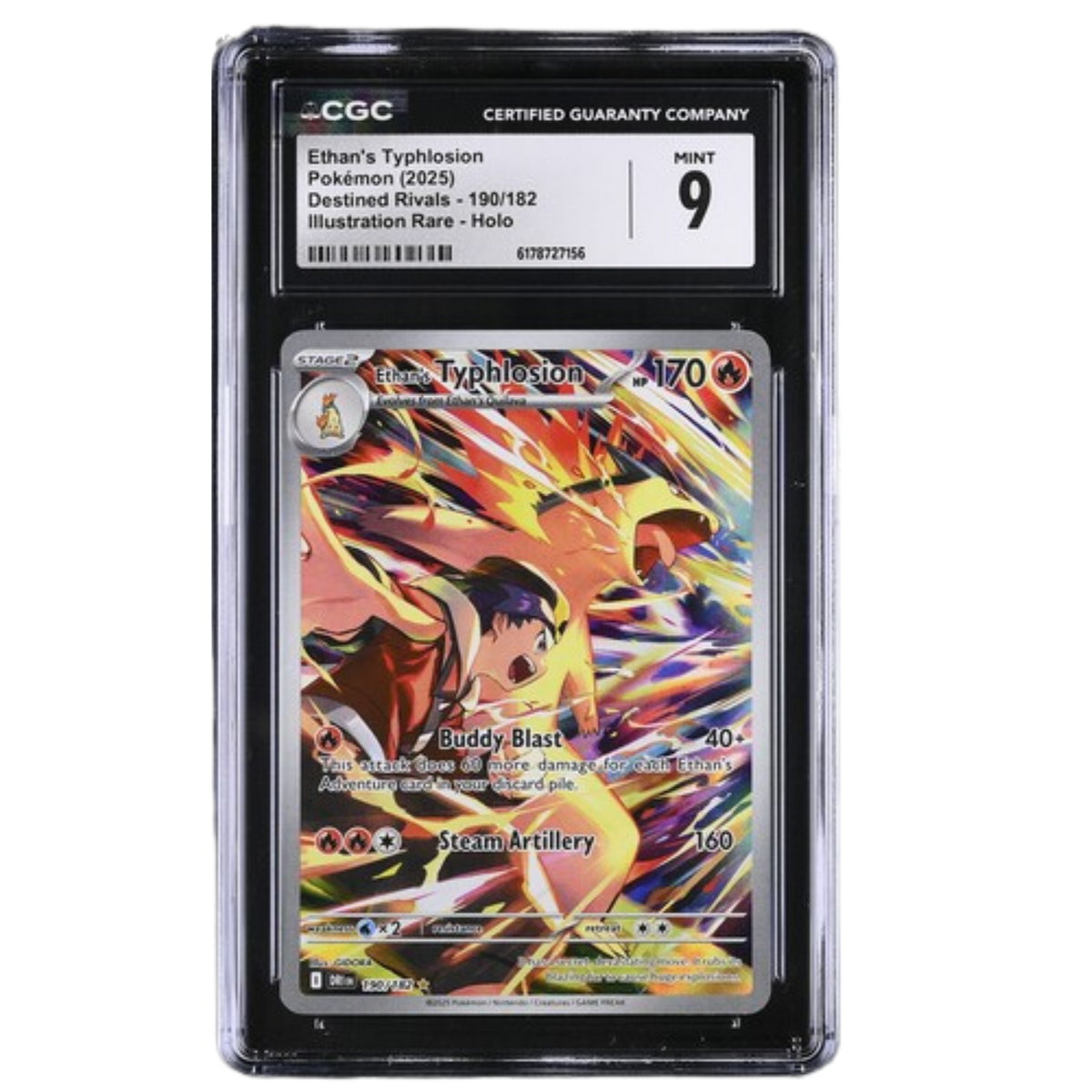 (DRI) Ethan's Typhlosion #190 CGC 9 Mint