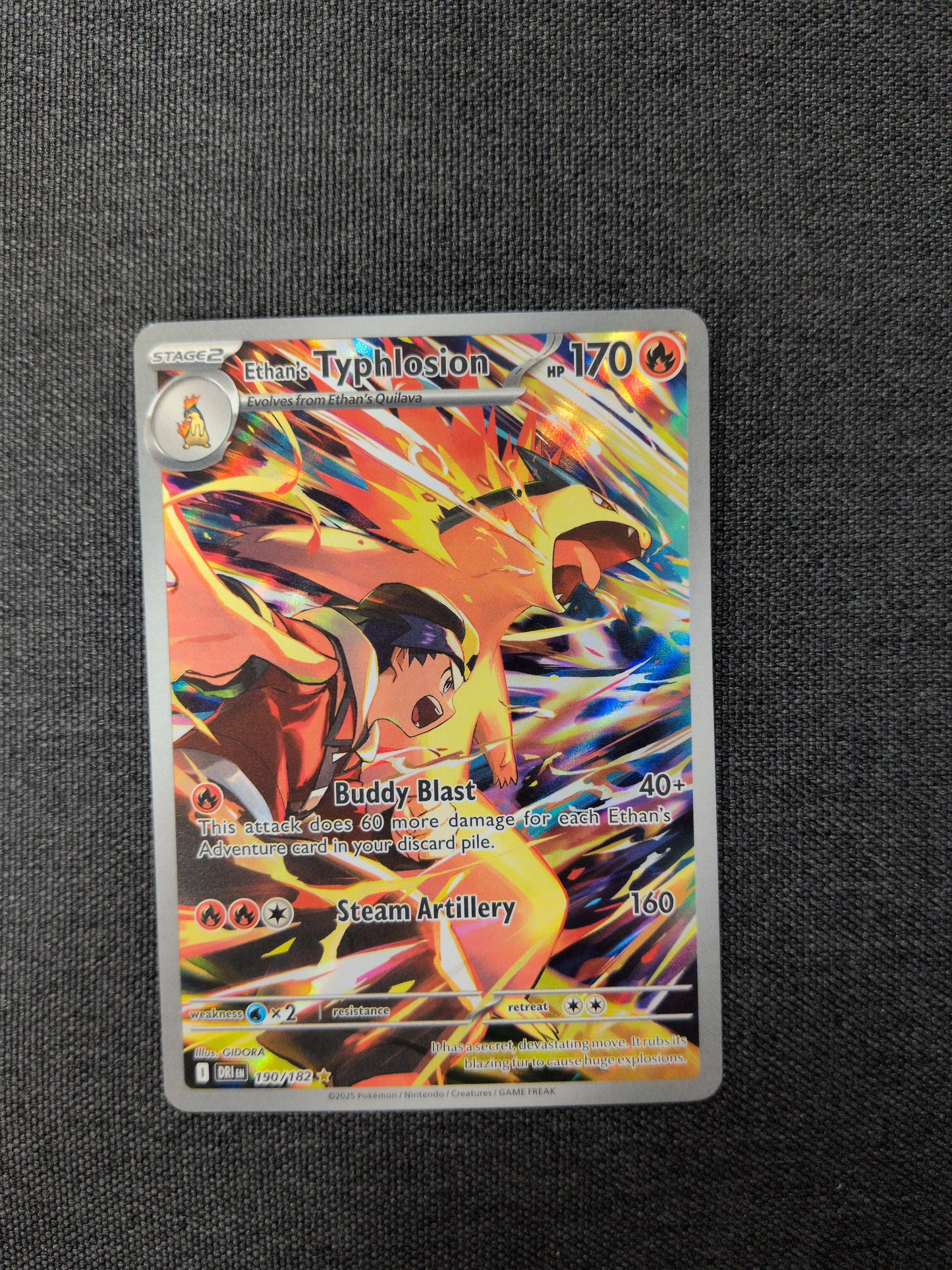 (DRI) Ethan's Typhlosion #190 NM