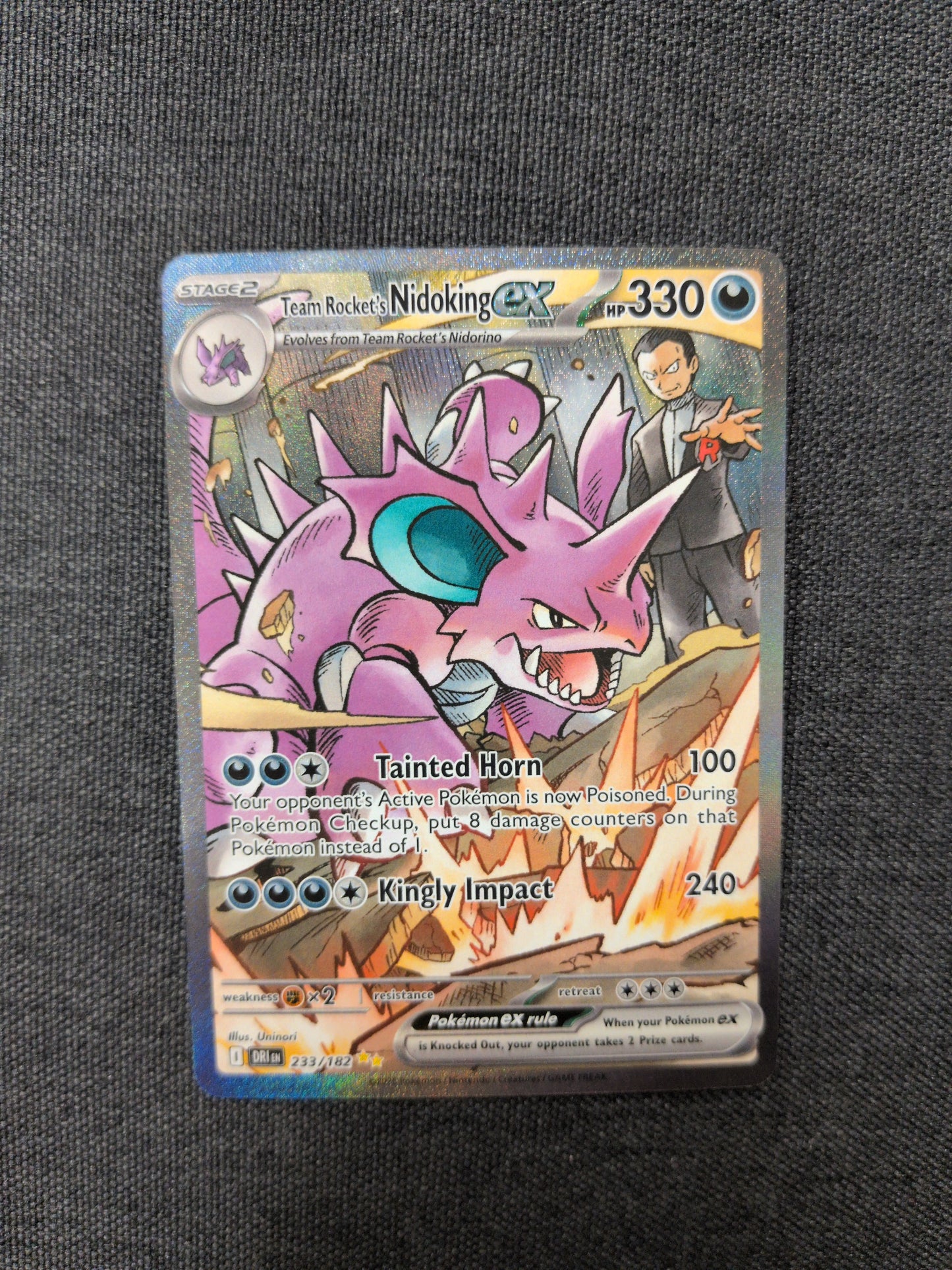 (DRI) Team Rocket's Nidoking #233 NM