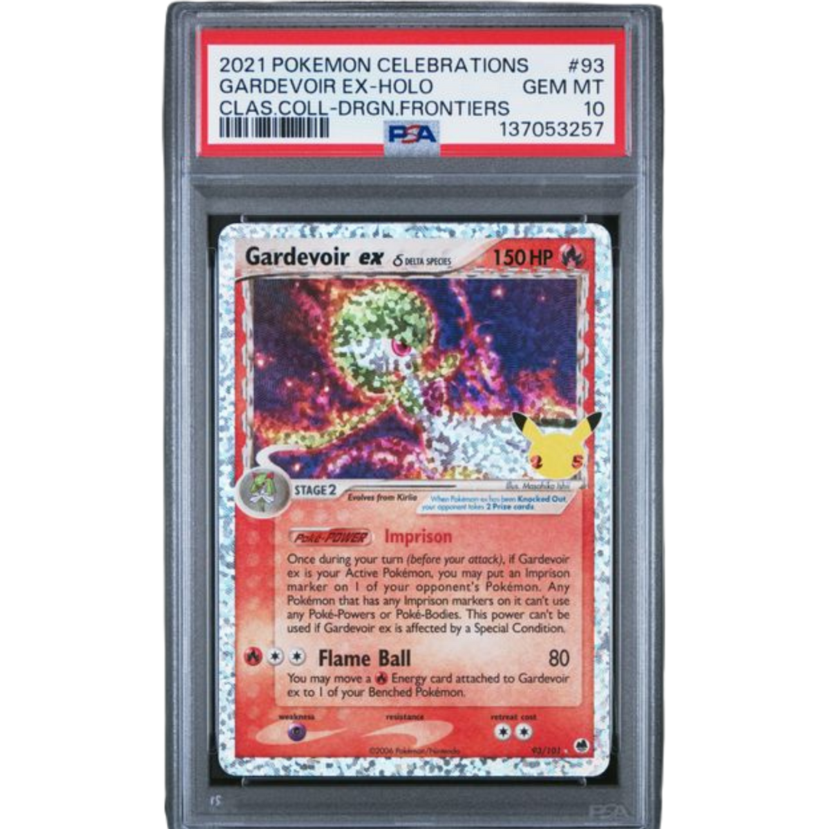 (CCC) Gardevoir ex Classic Collection #93 PSA 10 Gem Mint