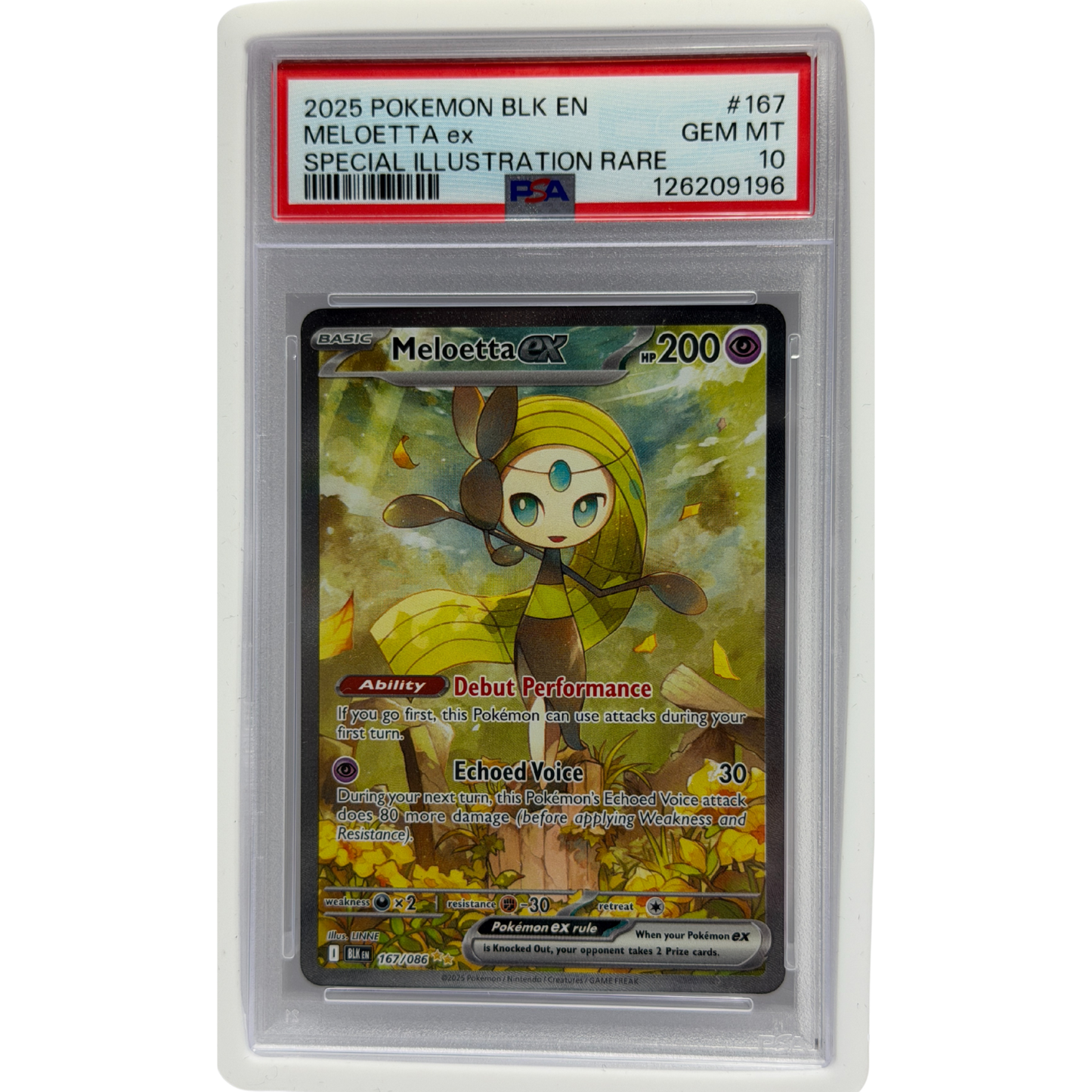 Meloetta ex SIR #167 PSA 10