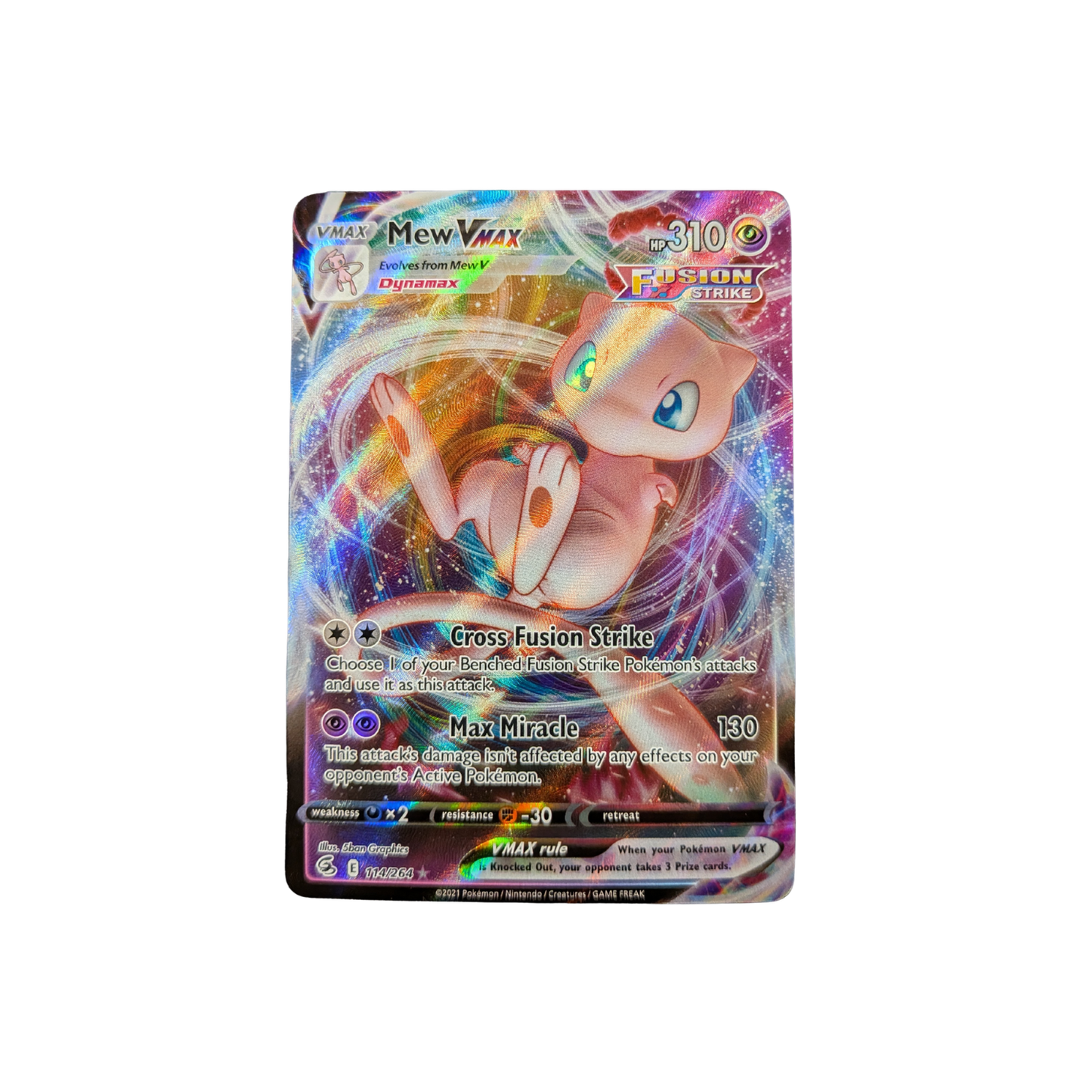 (FUS) Mew VMAX #114 NM