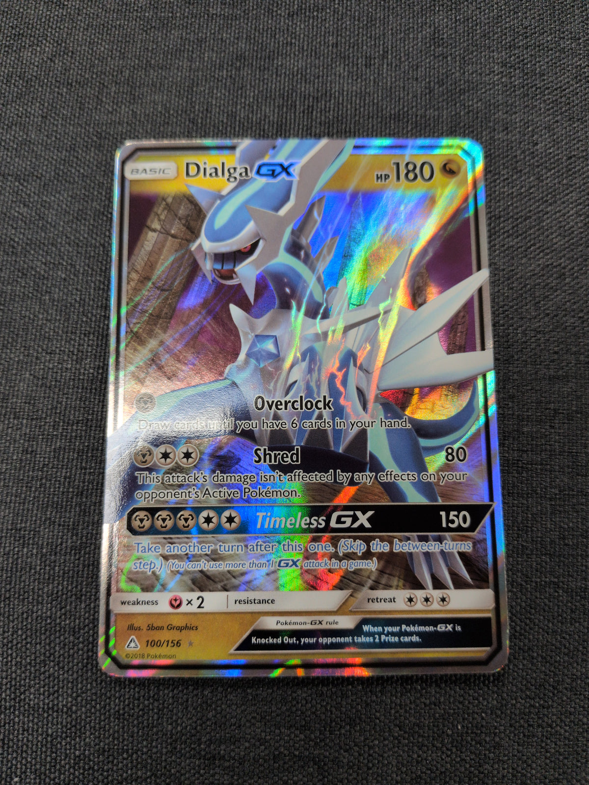 (SM05) Dialga GX #100 NM